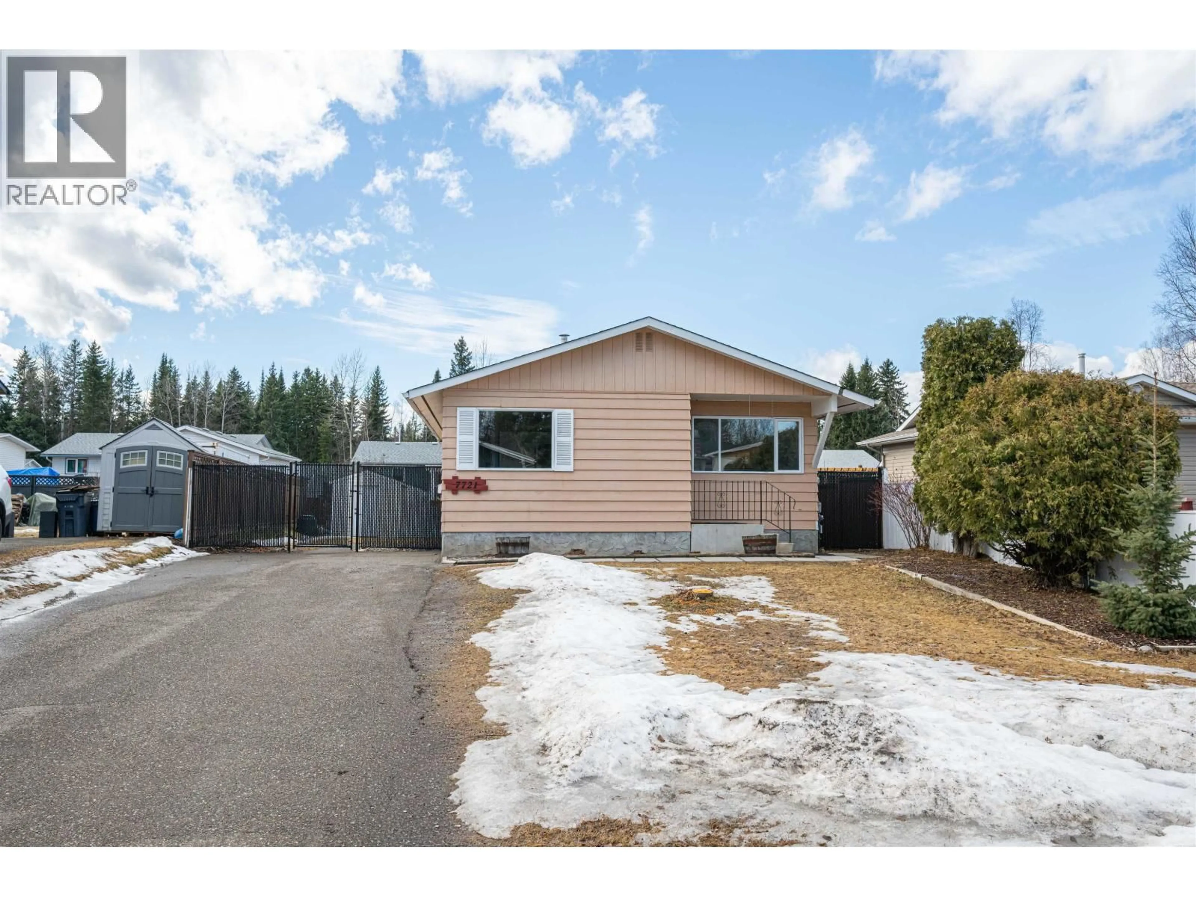 Home with vinyl exterior material, street for 7721 MARIONOPOLIS PLACE, Prince George British Columbia V2N3L5