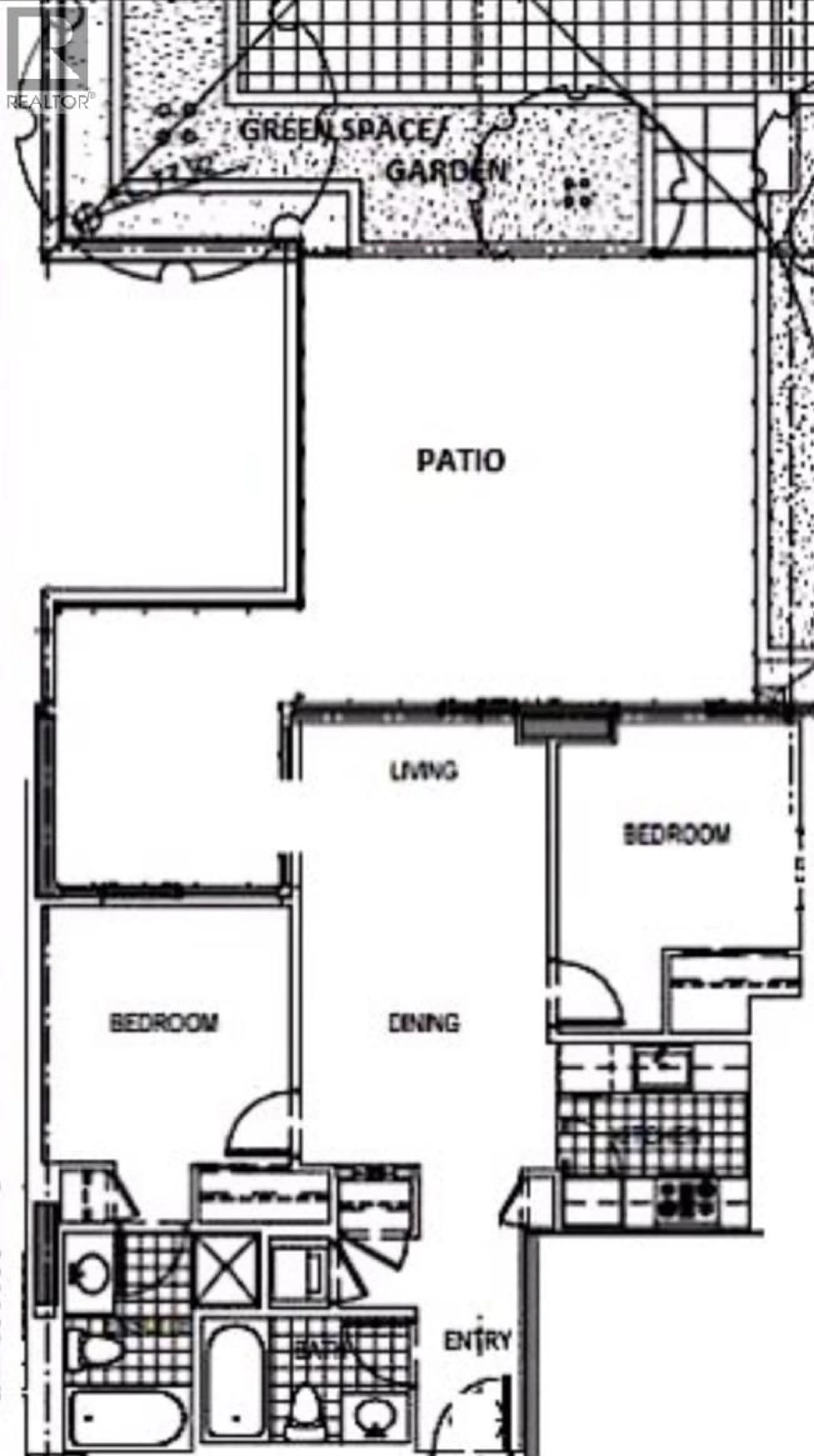 Floor plan for 915 - 6288 NO. 3 ROAD, Richmond British Columbia V6Y0J4