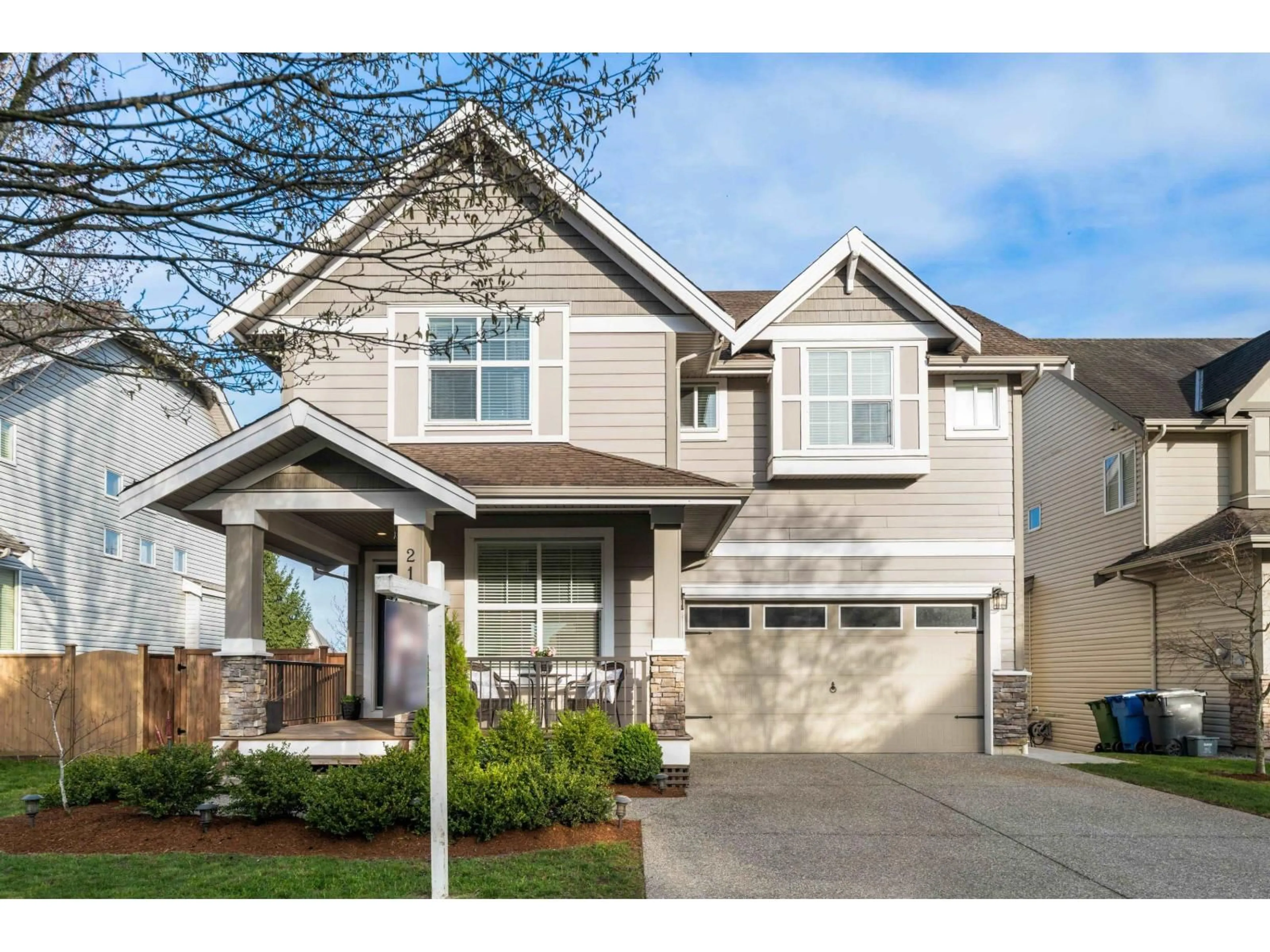Home with vinyl exterior material, street for 2108 ZINFANDEL DRIVE, Abbotsford British Columbia V4X0A6