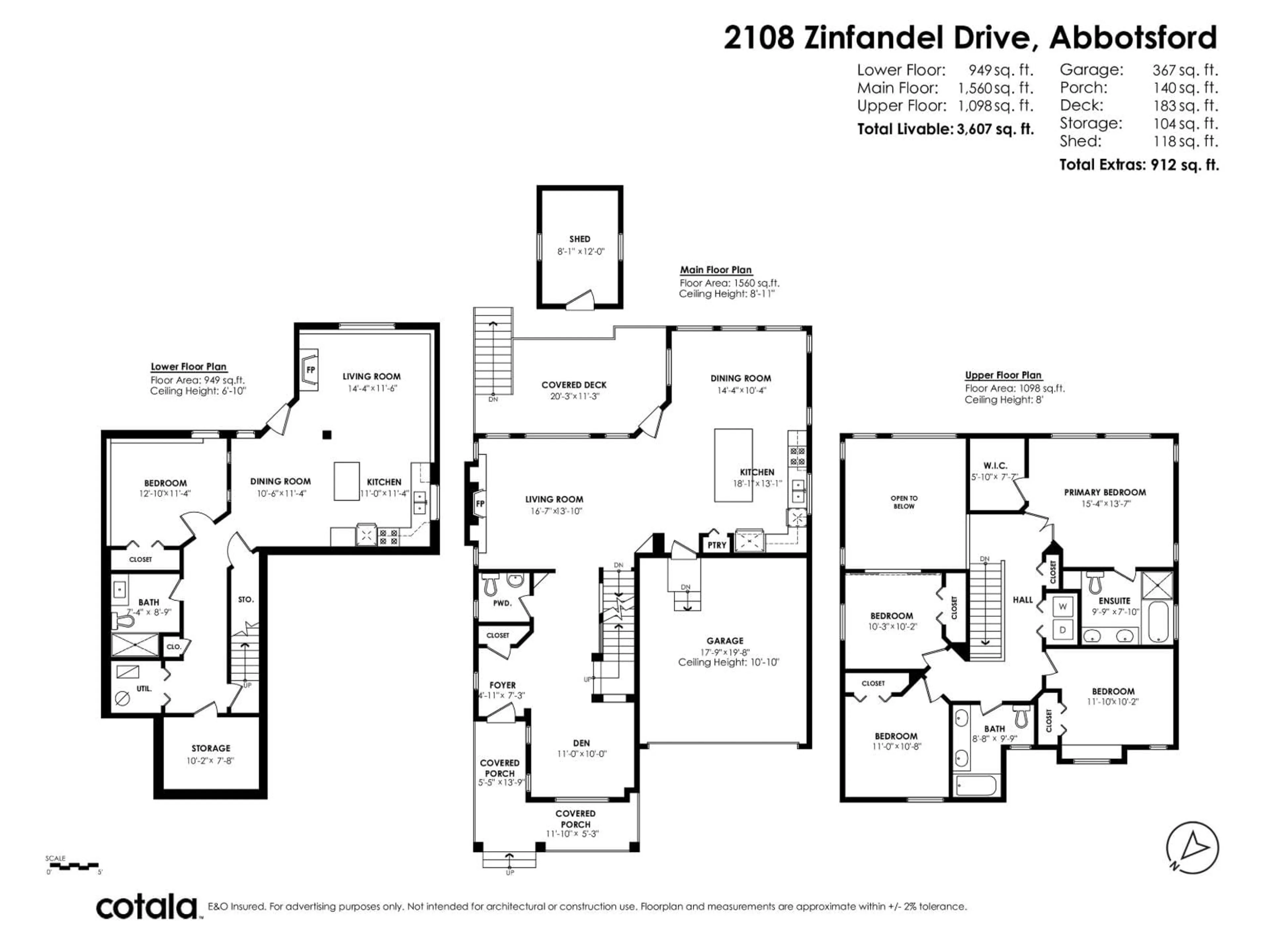 Floor plan for 2108 ZINFANDEL DRIVE, Abbotsford British Columbia V4X0A6
