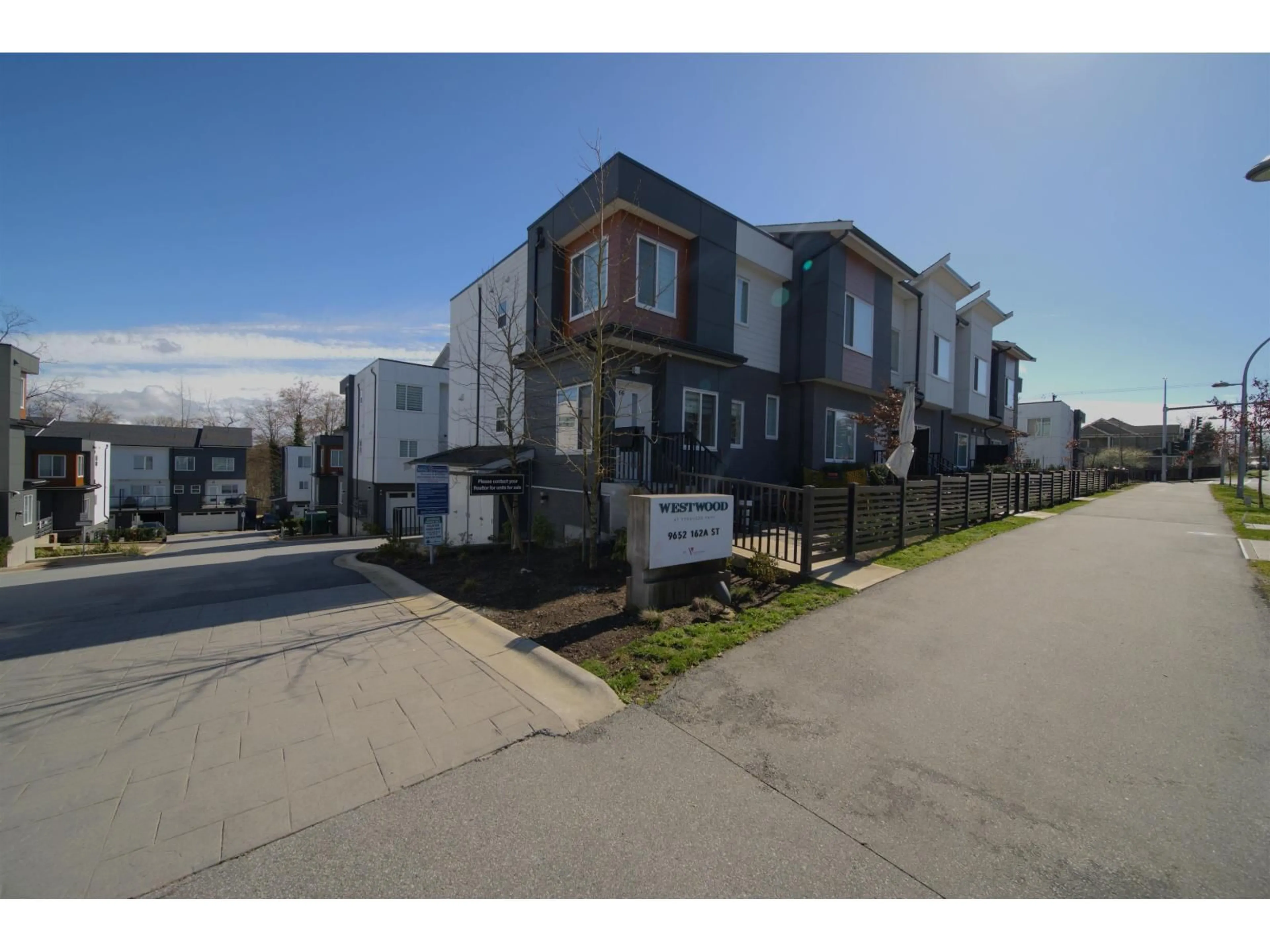 A pic from outside/outdoor area/front of a property/back of a property/a pic from drone, street for 31 - 9652 162A STREET, Surrey British Columbia V4N2E4