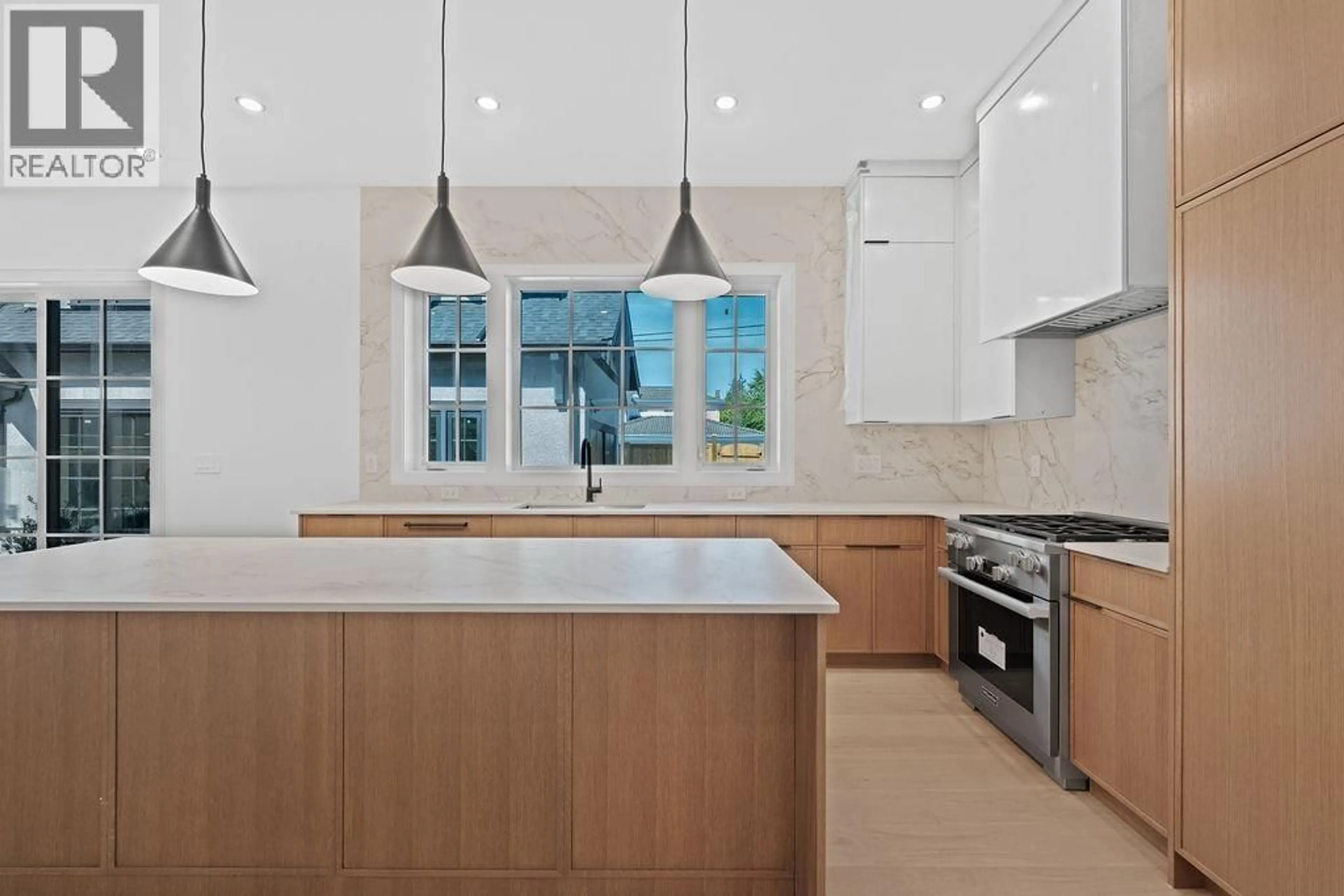 Contemporary kitchen, ceramic/tile floor for 6853 CYPRESS STREET, Vancouver British Columbia V6P5L9