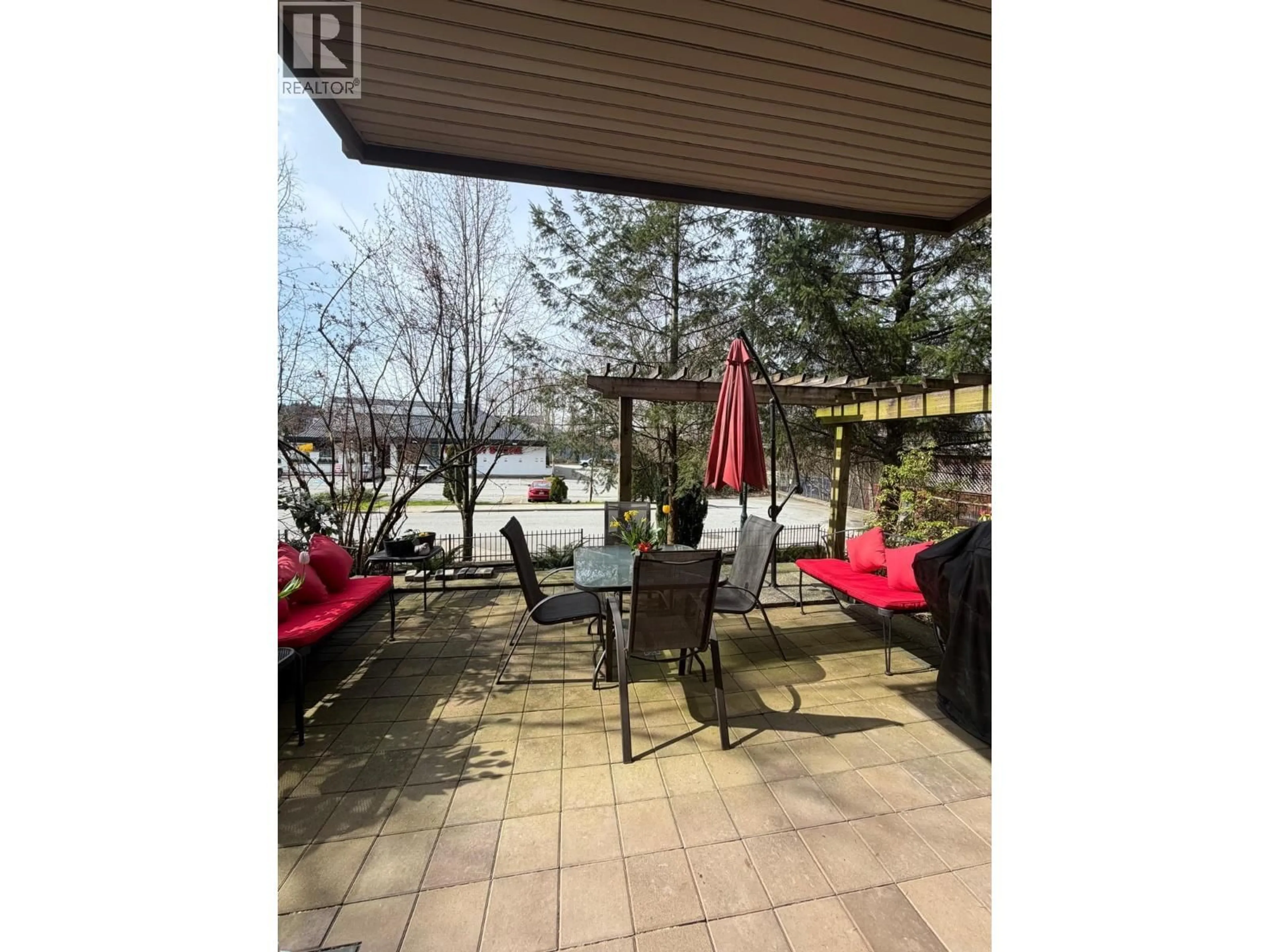 Patio, water/lake/river/ocean view for 109 - 3240 ST JOHNS STREET, Port Moody British Columbia V3H0C1