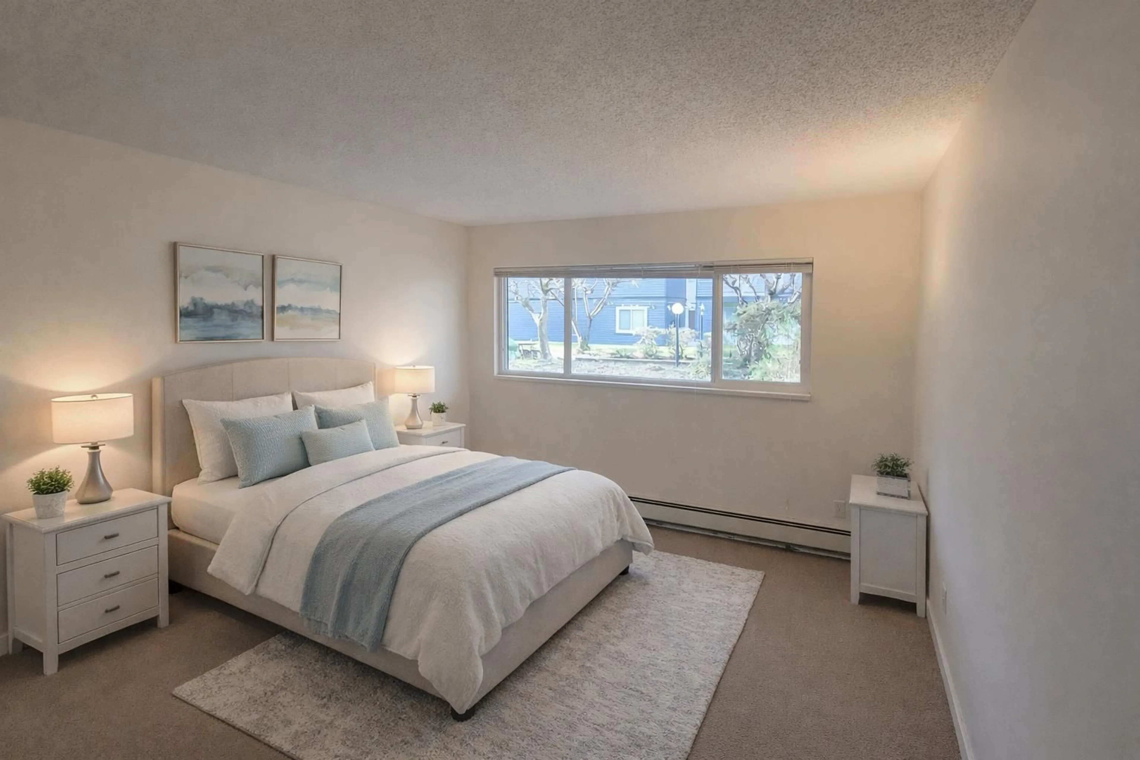 Bedroom with bed, carpet floor for 108 - 33400 BOURQUIN PLACE, Abbotsford British Columbia V2S5G3