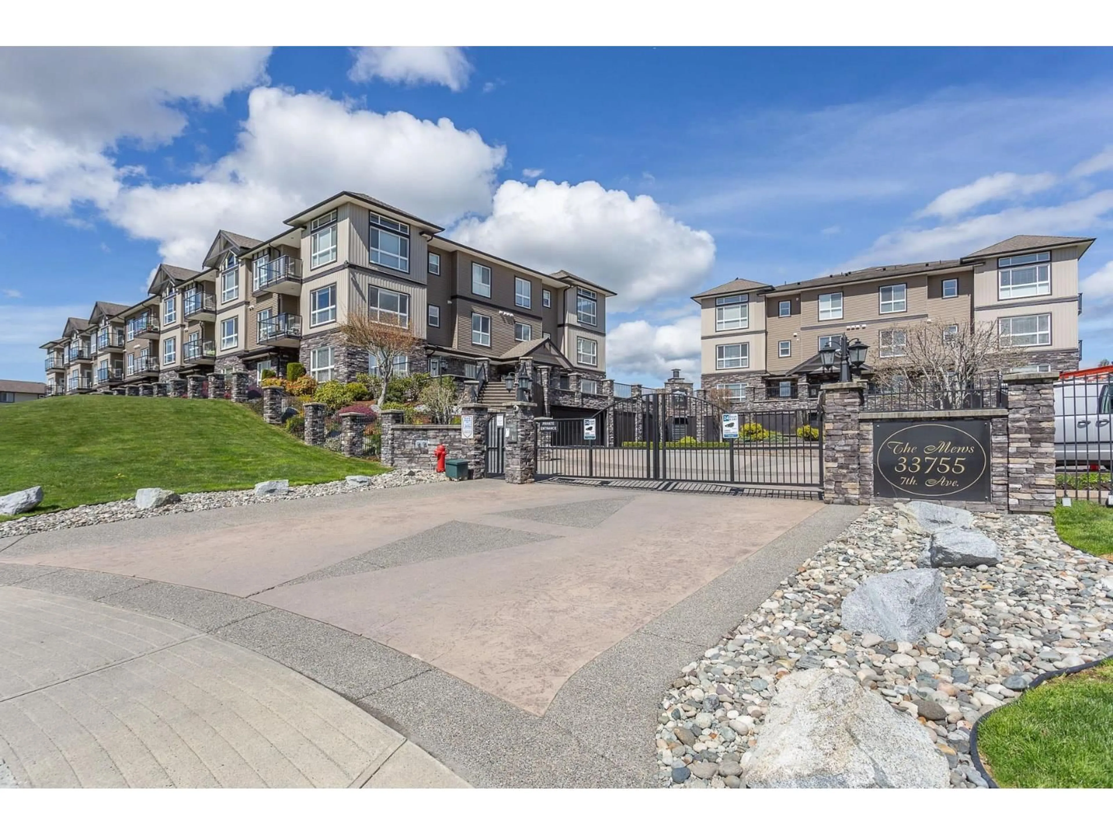 A pic from outside/outdoor area/front of a property/back of a property/a pic from drone, mountain view for A115 - 33755 7TH AVENUE, Mission British Columbia V2V0A4