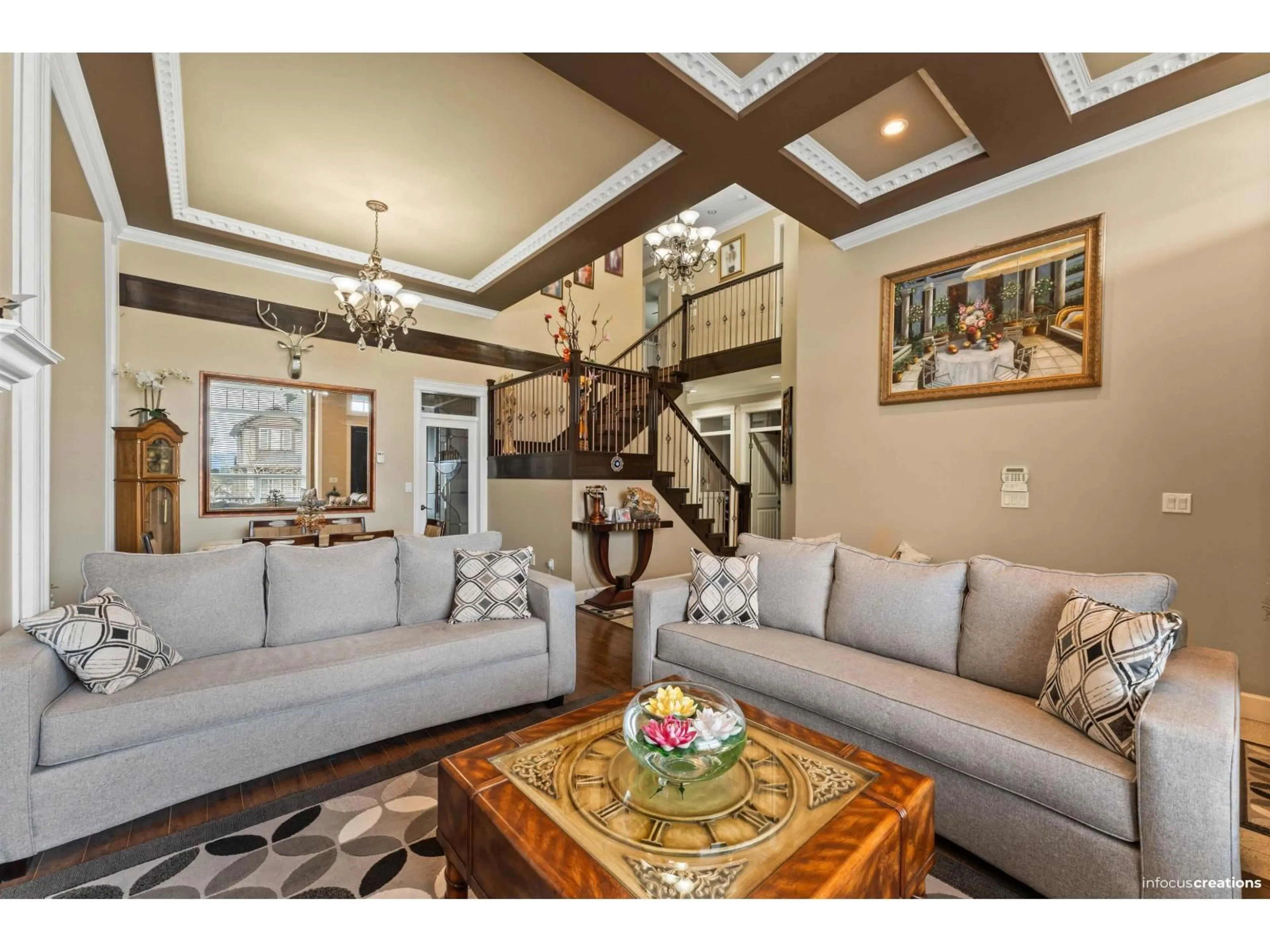 Living room with furniture, unknown for 14750 61ST AVENUE, Surrey British Columbia V3S3W5