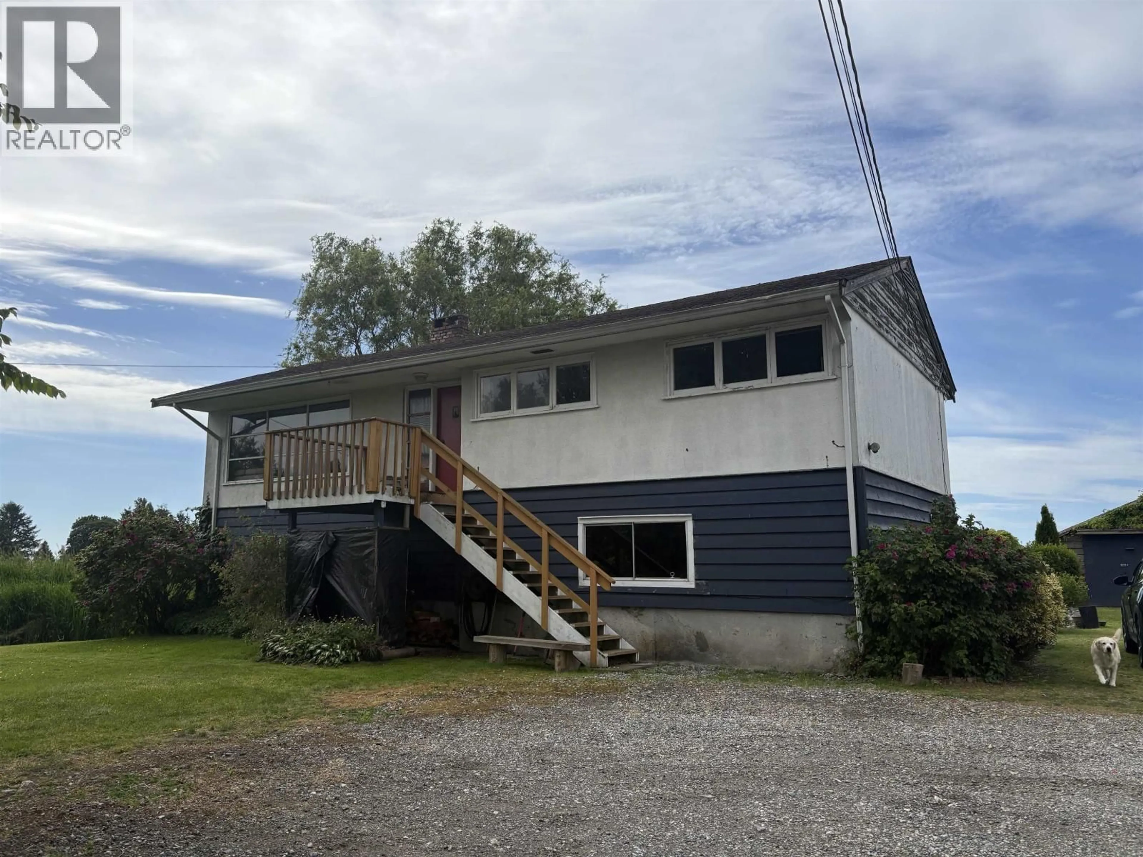 A pic from outside/outdoor area/front of a property/back of a property/a pic from drone, building for 8640 LADNER TRUNK ROAD, Delta British Columbia V4K3N3