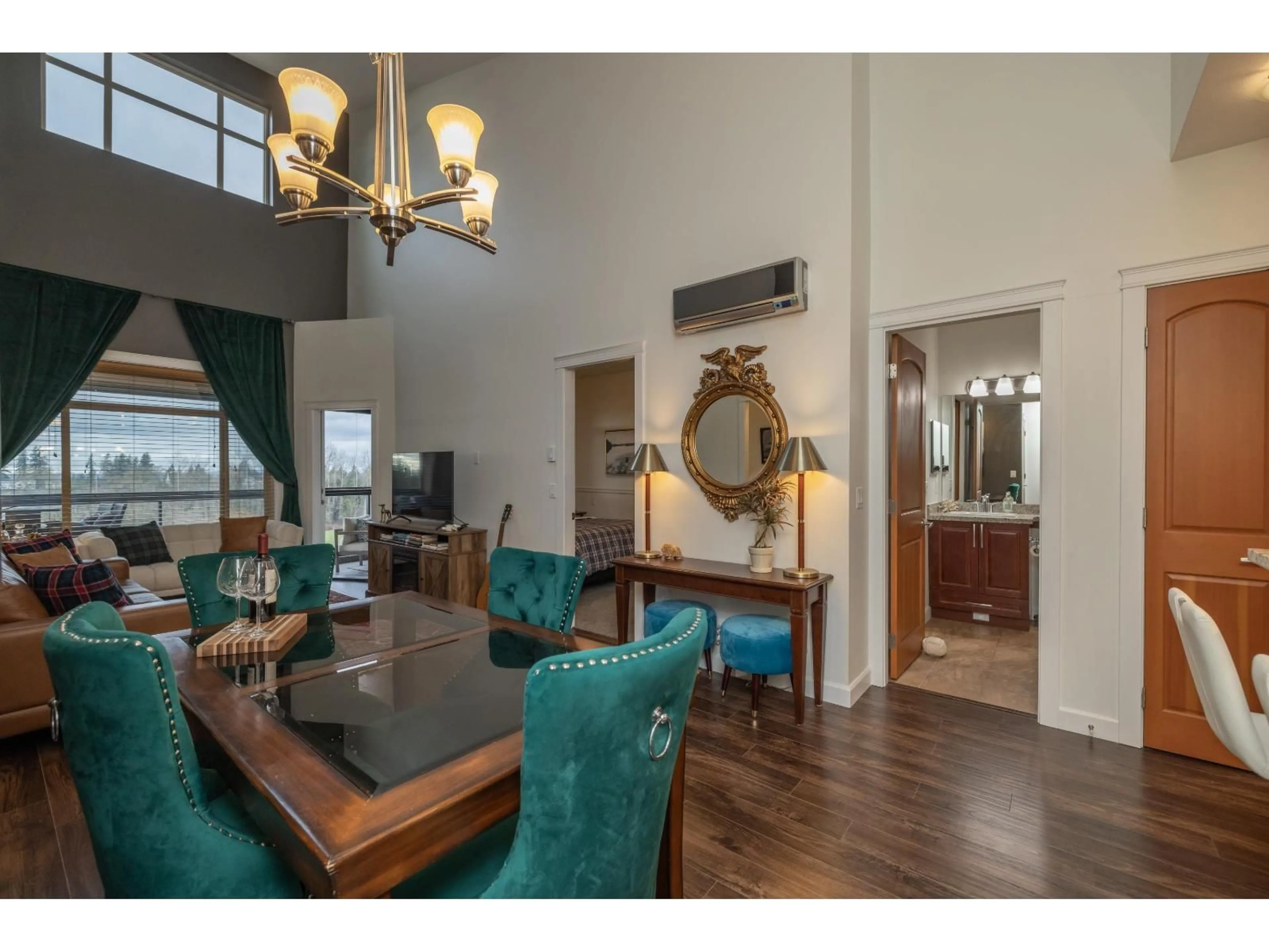 Dining room, wood/laminate floor for 629 - 8067 207 STREET, Langley British Columbia V2Y0P1