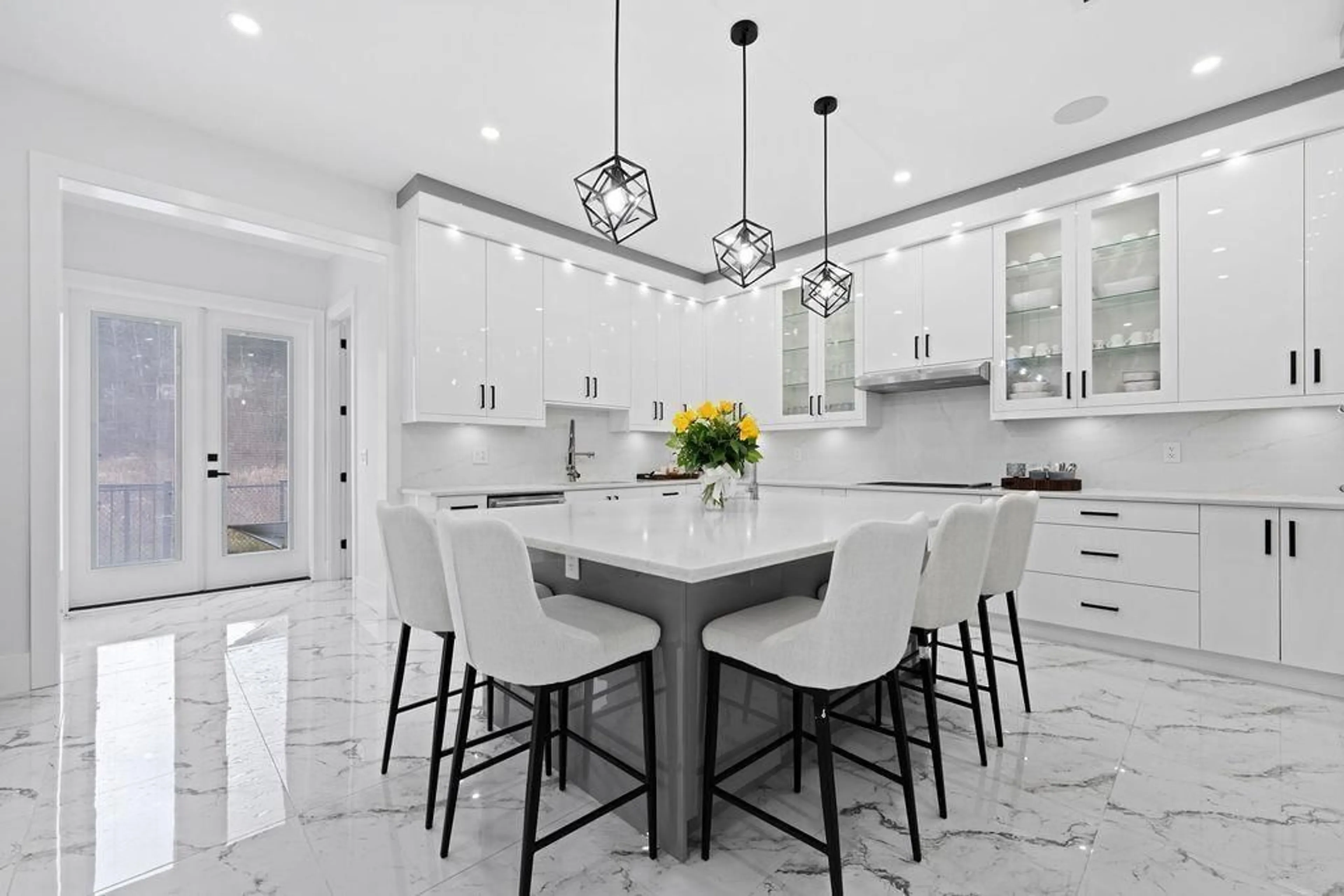 Contemporary kitchen, ceramic/tile floor for 10626 124A STREET, Surrey British Columbia V3V0E2