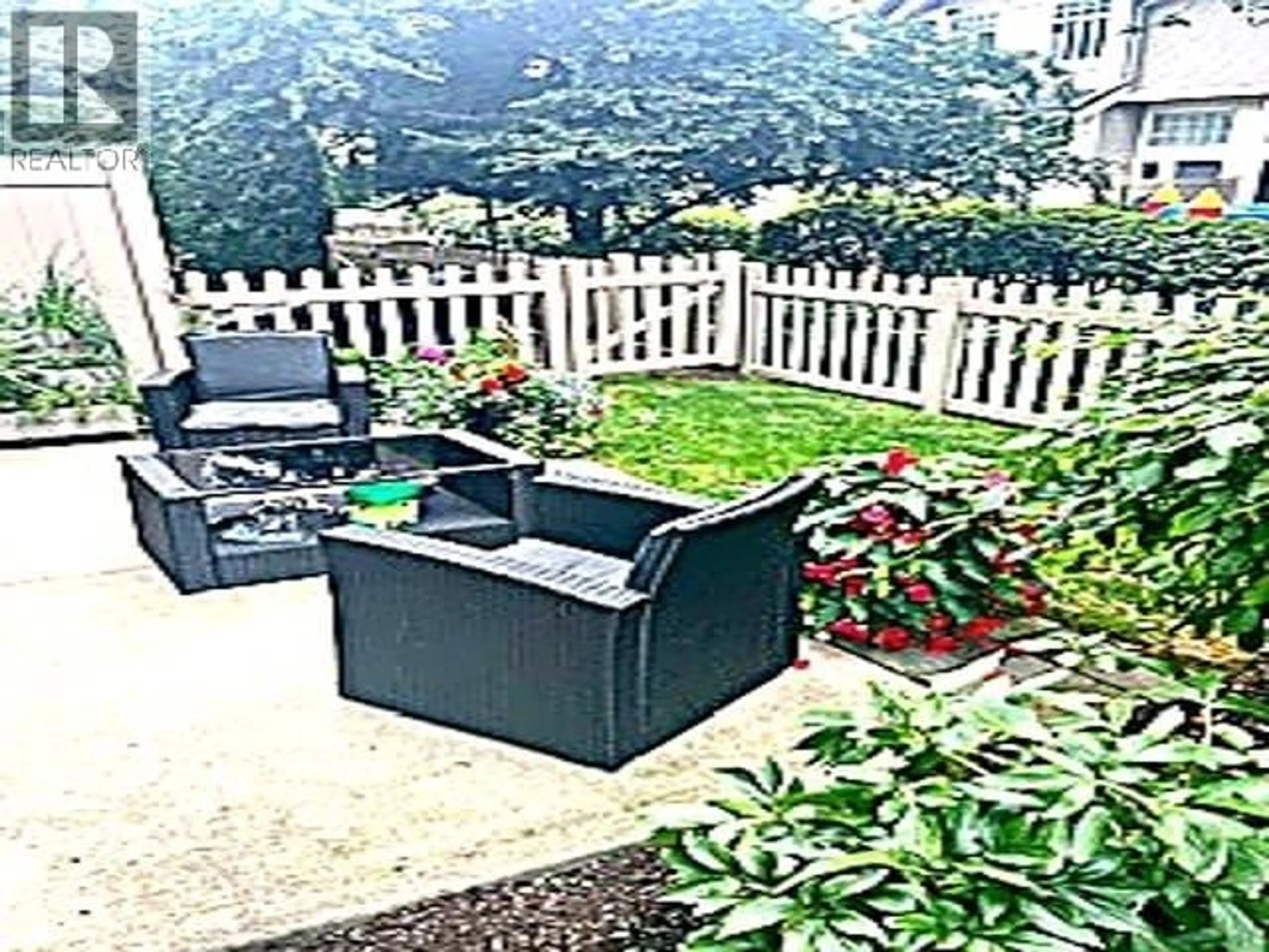 Patio, city buildings view from balcony for 33 - 23343 KANAKA WAY, Maple Ridge British Columbia V2W2B6