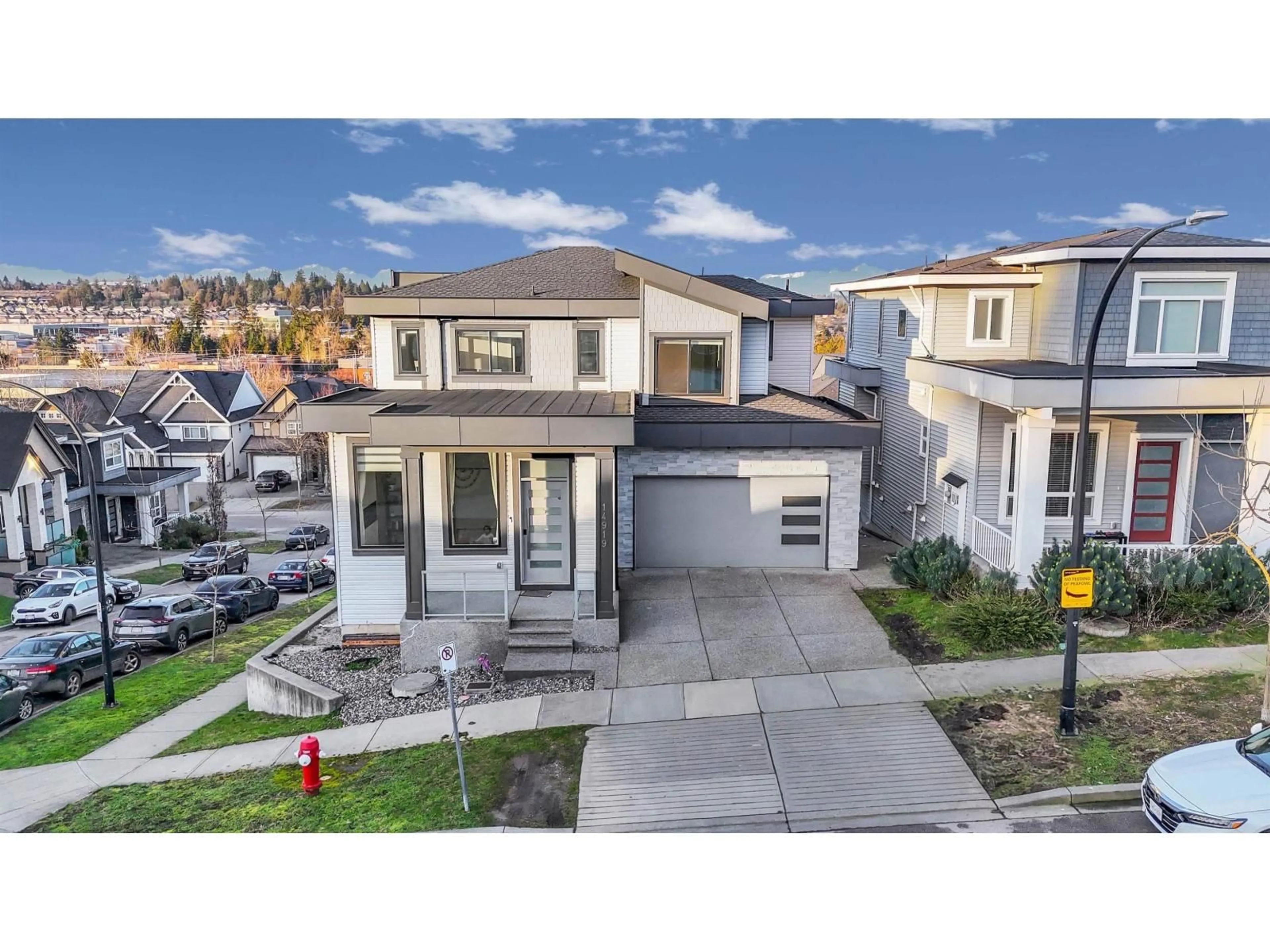 A pic from outside/outdoor area/front of a property/back of a property/a pic from drone, street for 14919 62A AVENUE, Surrey British Columbia V3S7X3