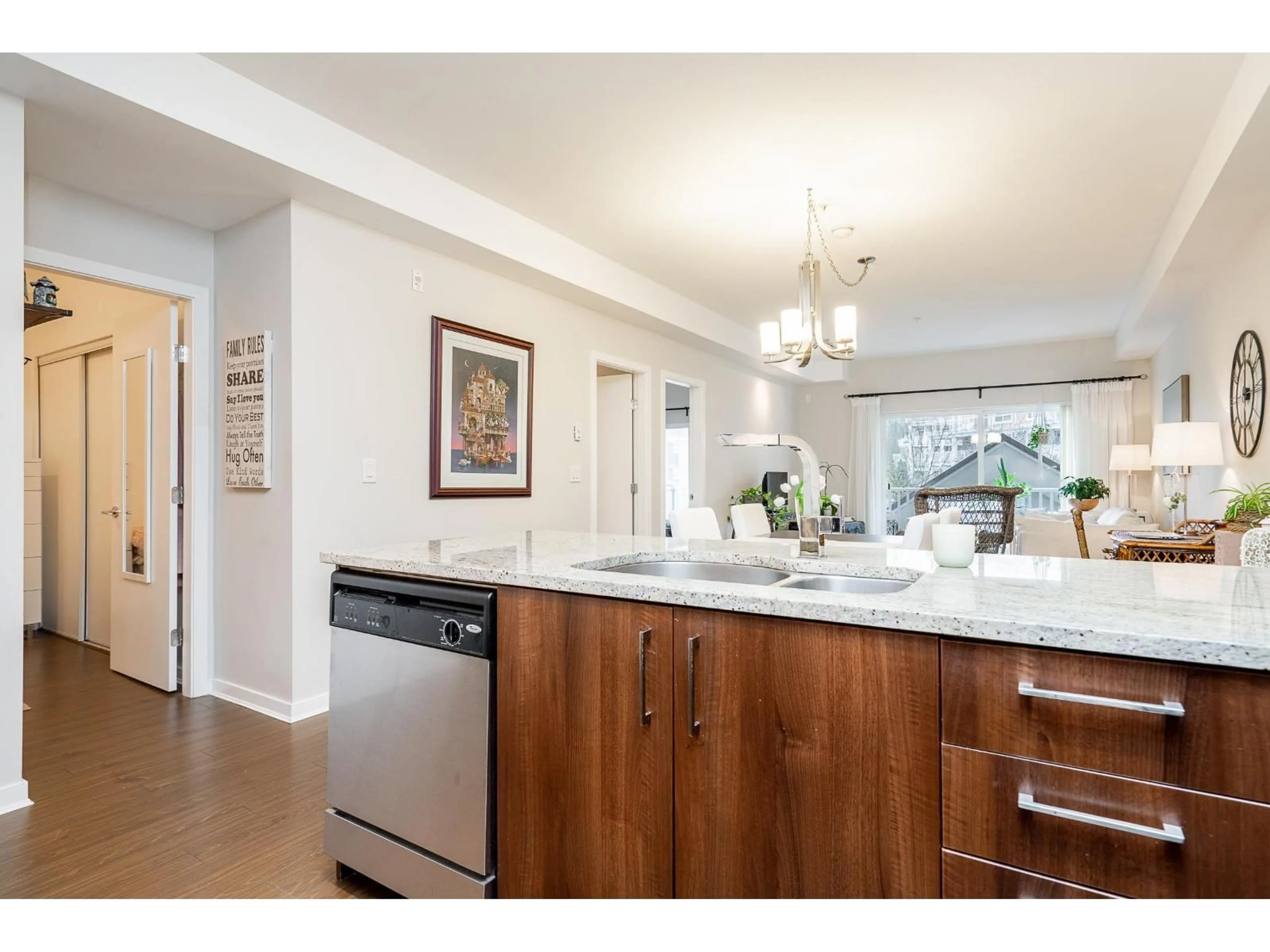 Open concept kitchen, unknown for 309 - 6460 194 STREET, Surrey British Columbia V4N6J7