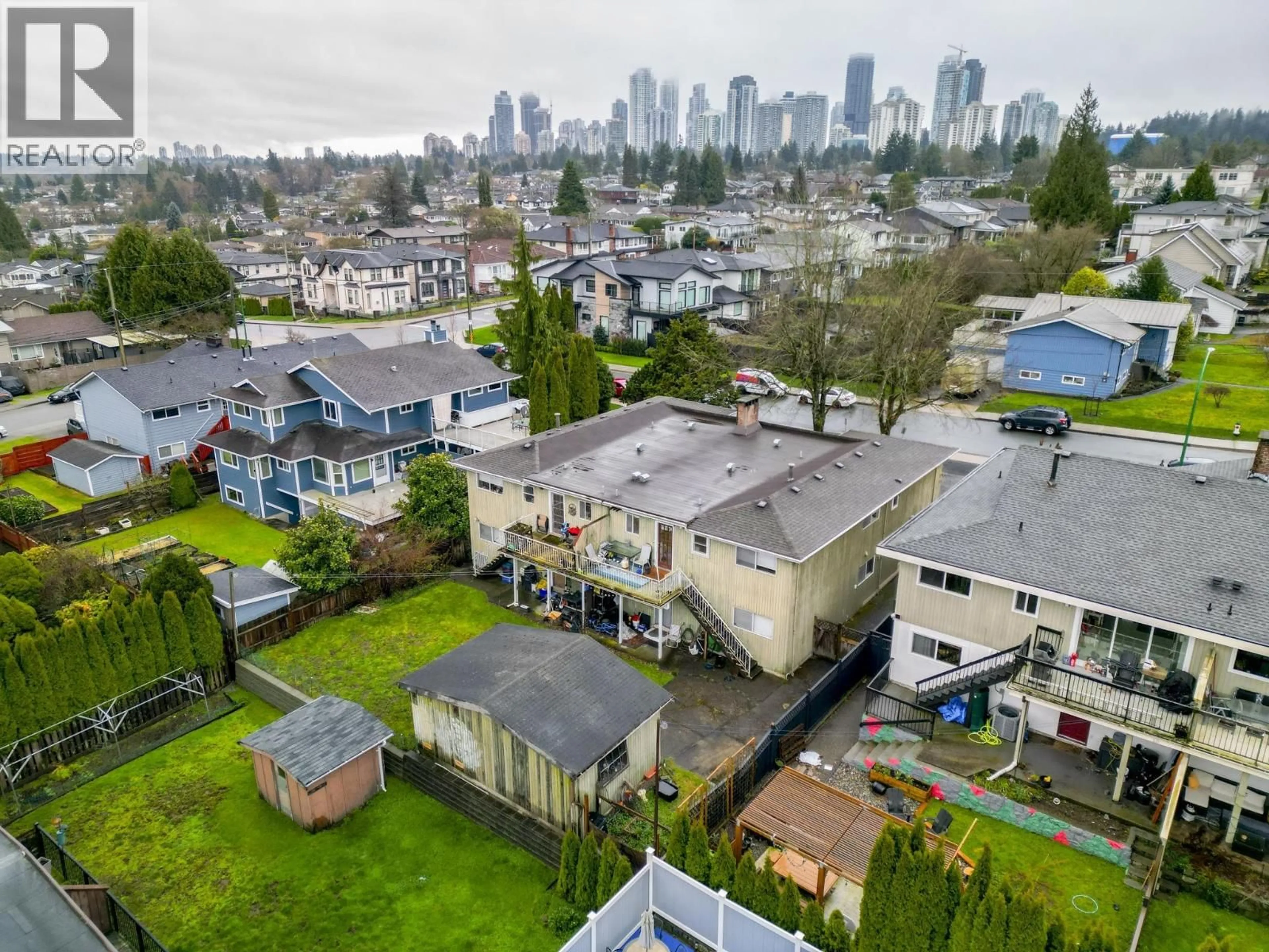 A pic from outside/outdoor area/front of a property/back of a property/a pic from drone, city buildings view from balcony for 3963 - 3965 GILPIN STREET, Burnaby British Columbia V5G2H2