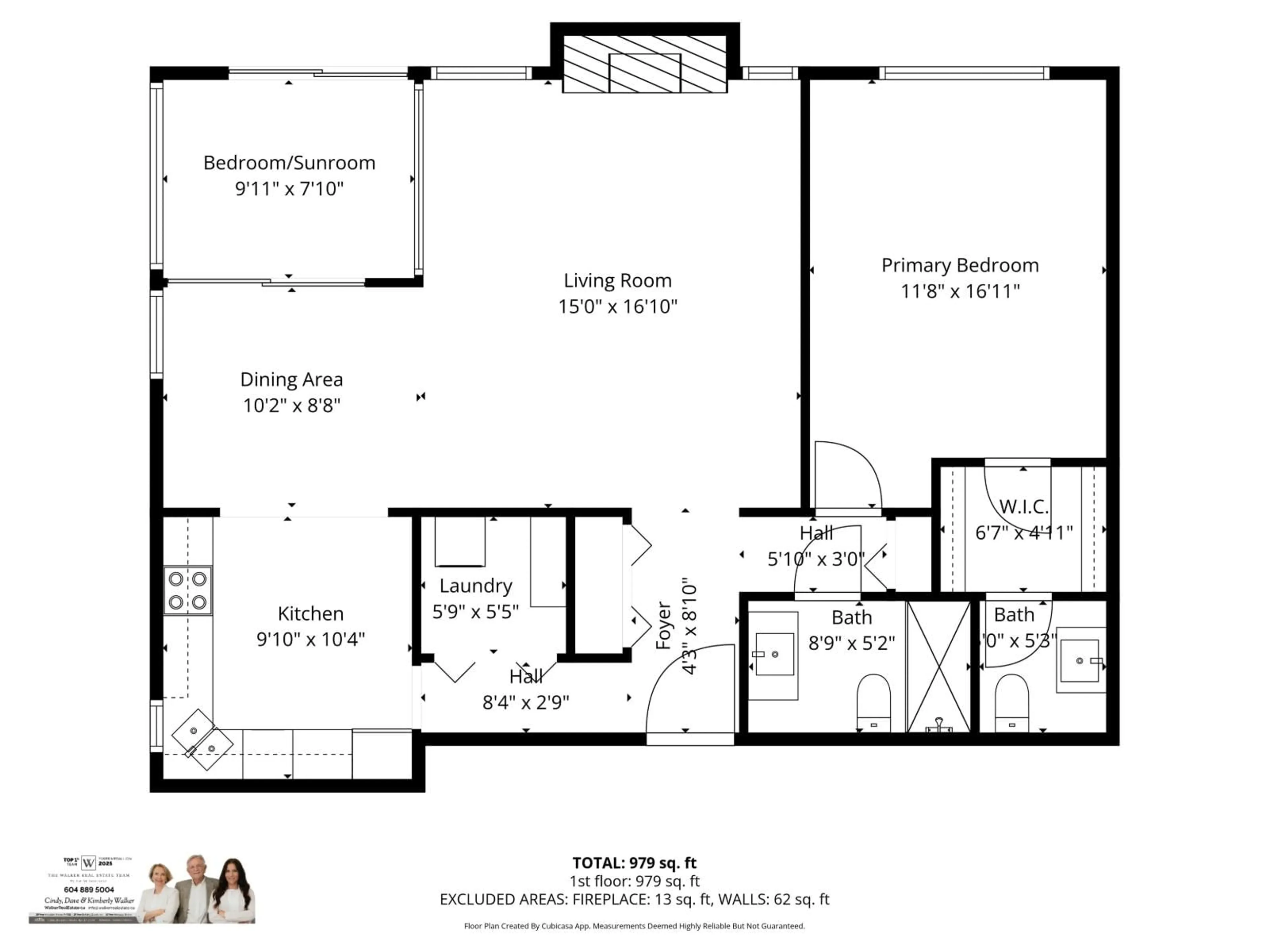 Floor plan for 101 - 1331 FOSTER STREET, Surrey British Columbia V4B3X5