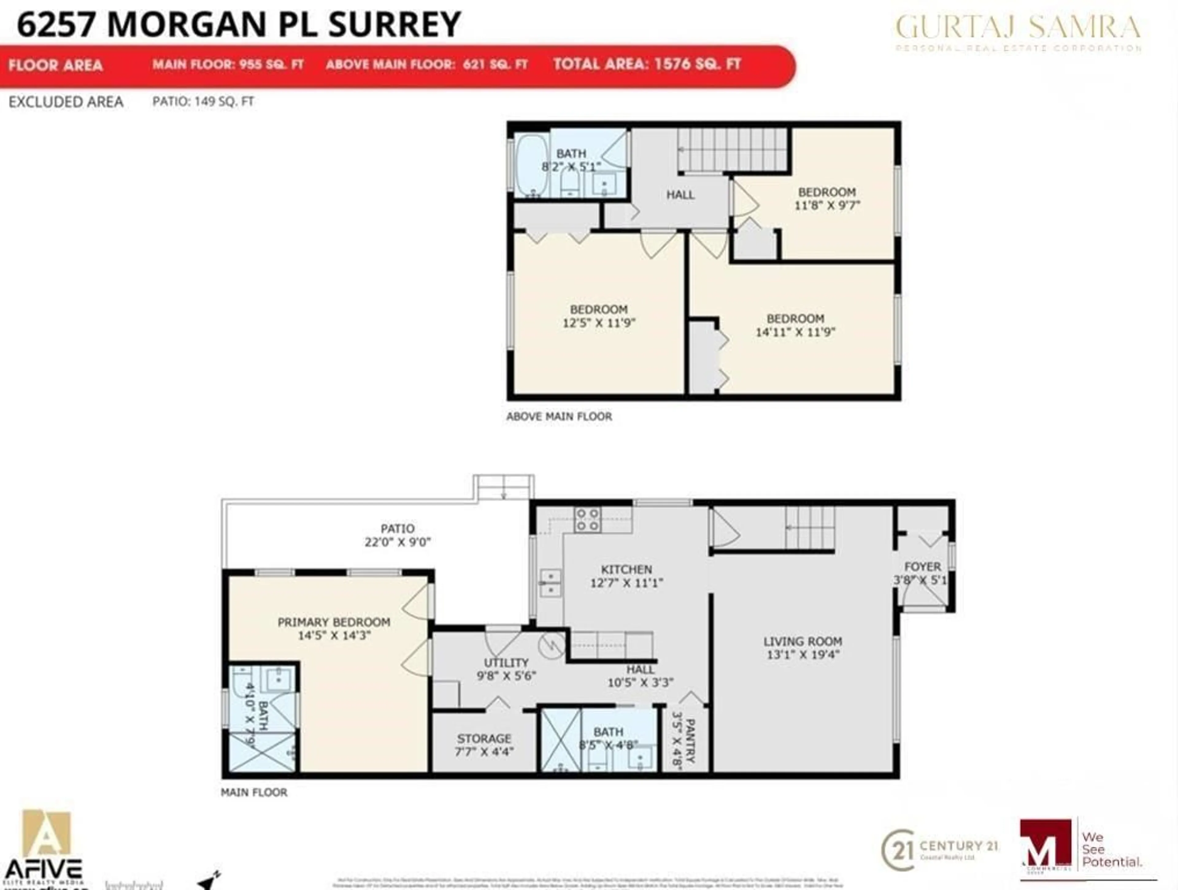 Floor plan for 6257 MORGAN PLACE, Surrey British Columbia V3S5B9