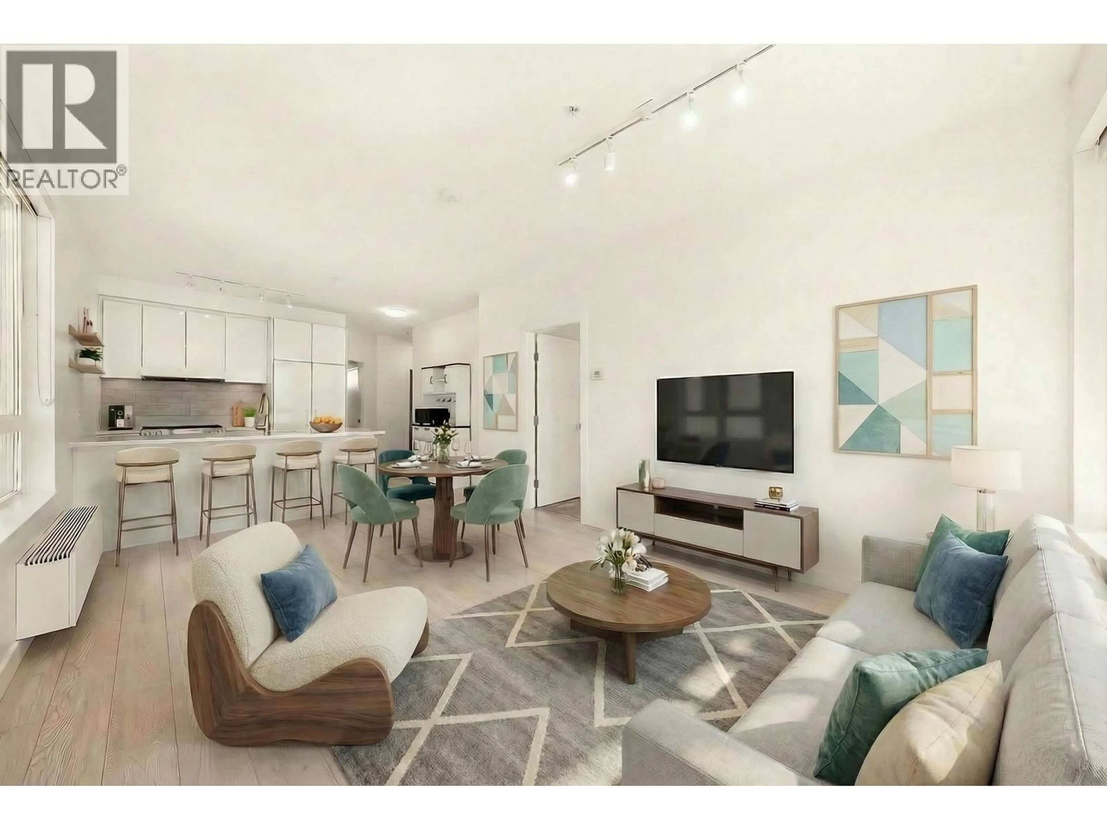 Living room with furniture, unknown for 208 - 711 14TH STREET, North Vancouver British Columbia V7M3E8