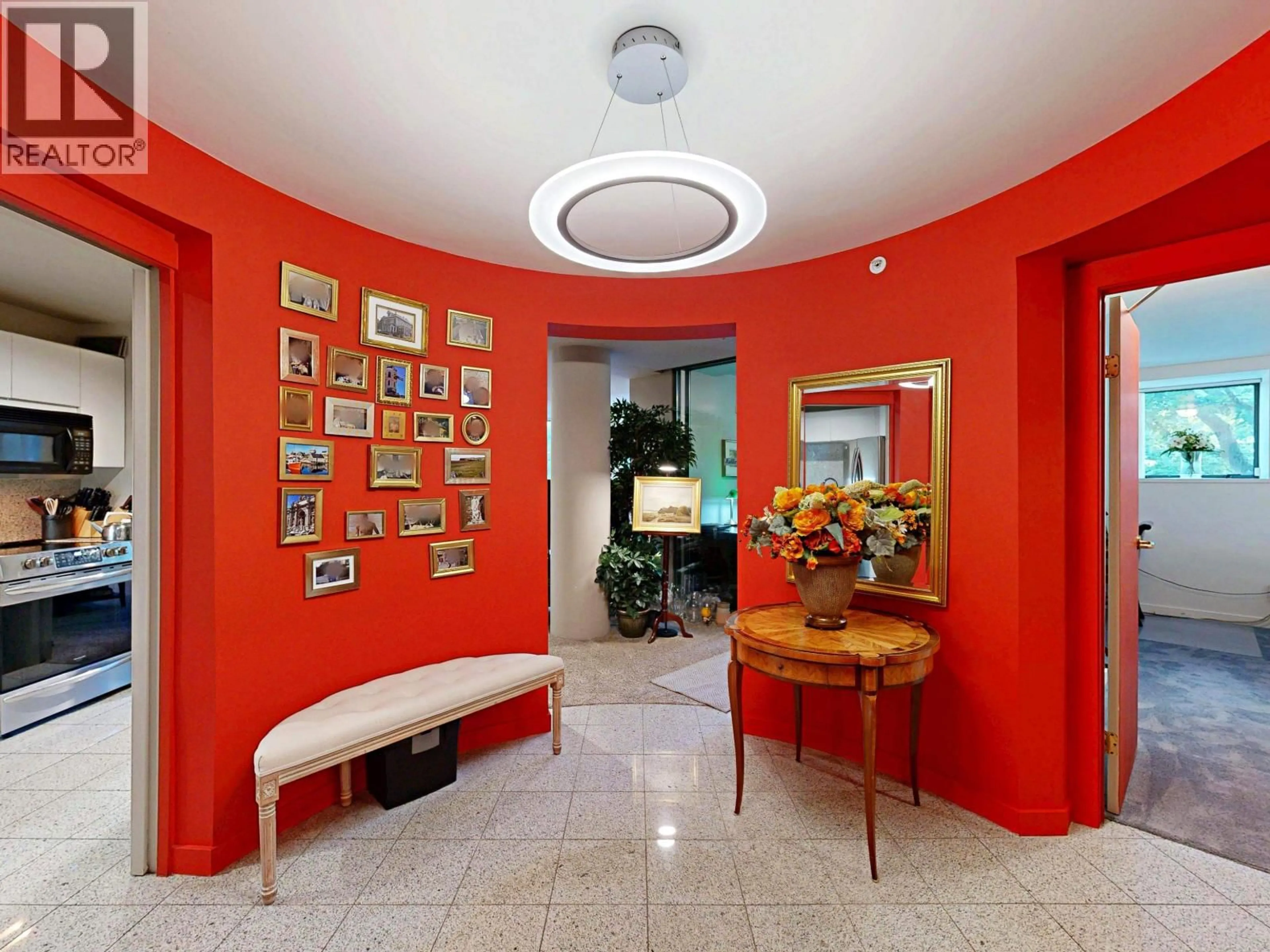 Indoor foyer for 301 - 1888 ALBERNI STREET, Vancouver British Columbia V6G1B3