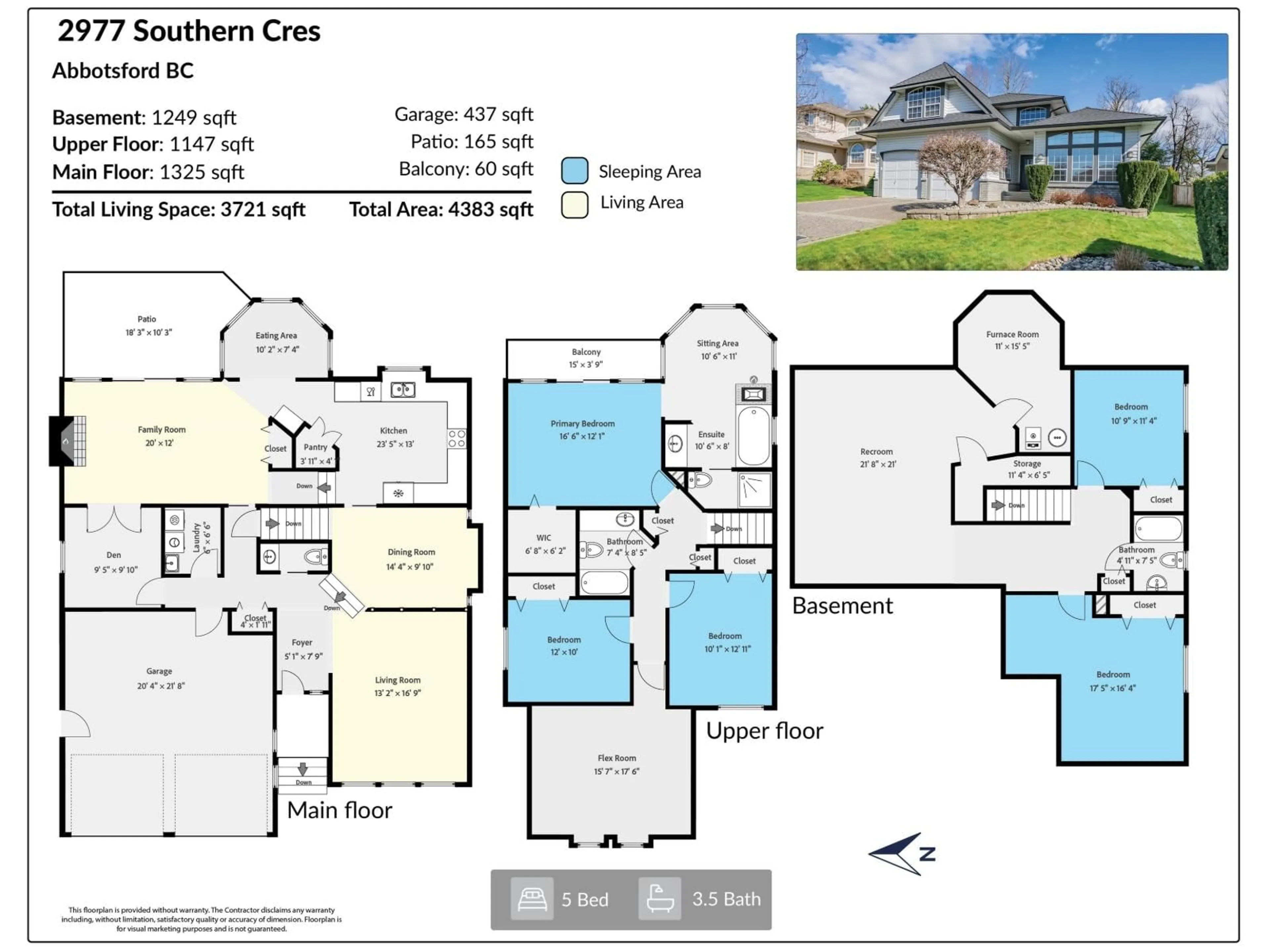 Floor plan for 2977 SOUTHERN CRESCENT, Abbotsford British Columbia V2T5H8