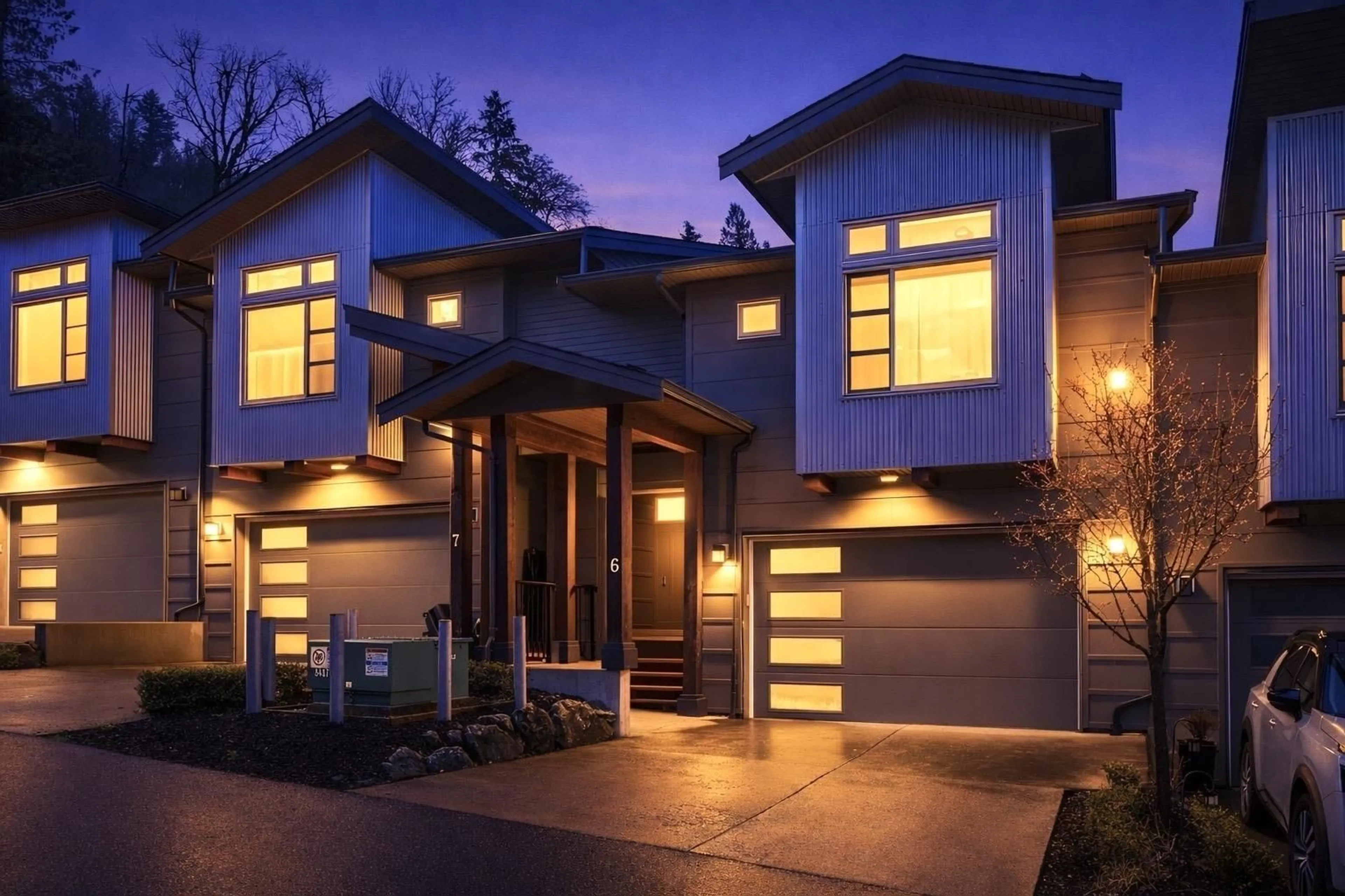 Home with brick exterior material, street for 6 - 43680 CHILLIWACK MOUNTAIN ROAD, Chilliwack British Columbia V2R6A6