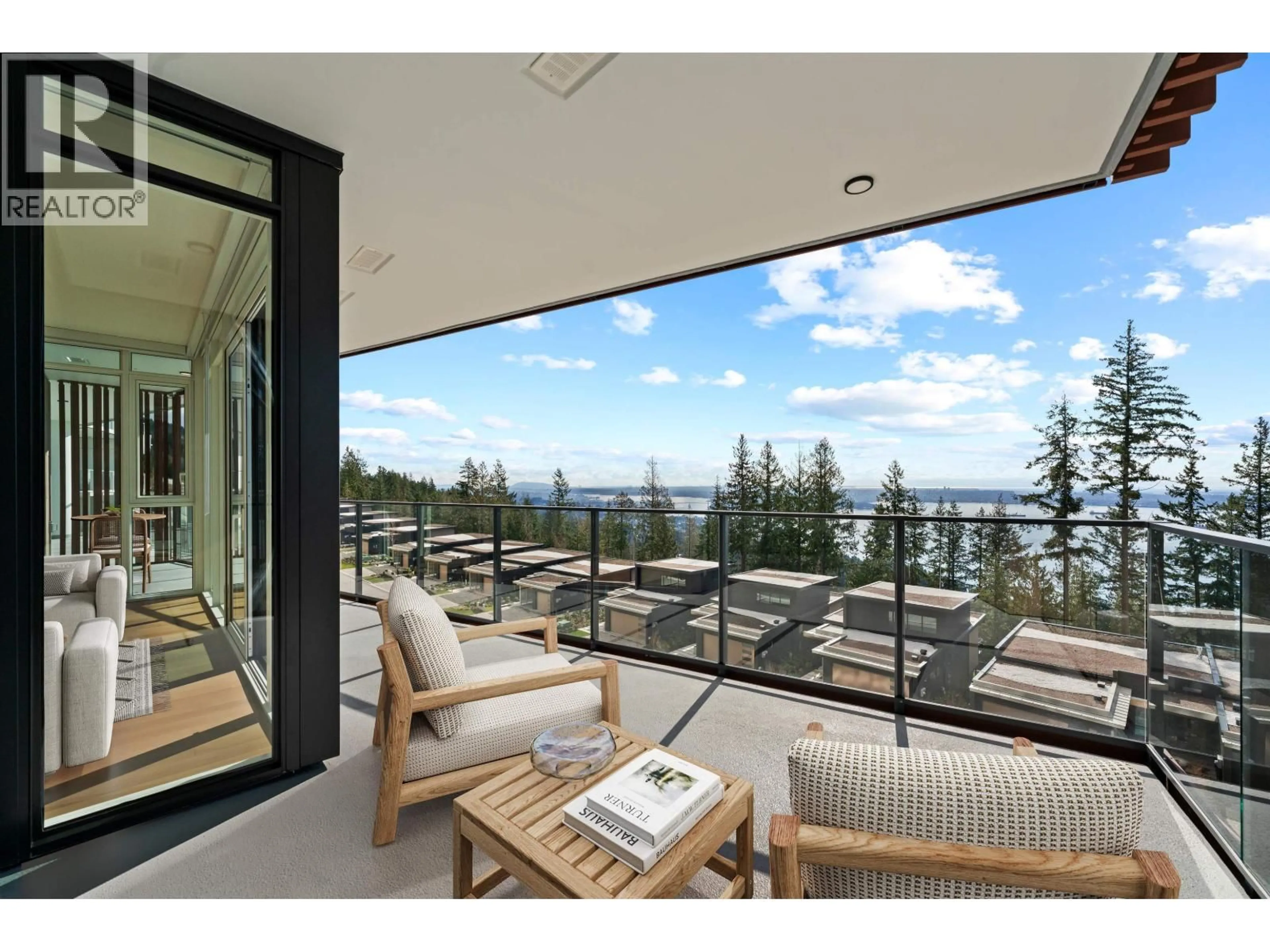 Patio, water/lake/river/ocean view for 602 - 3963 UPLANDS WAY, West Vancouver British Columbia V7S0B7