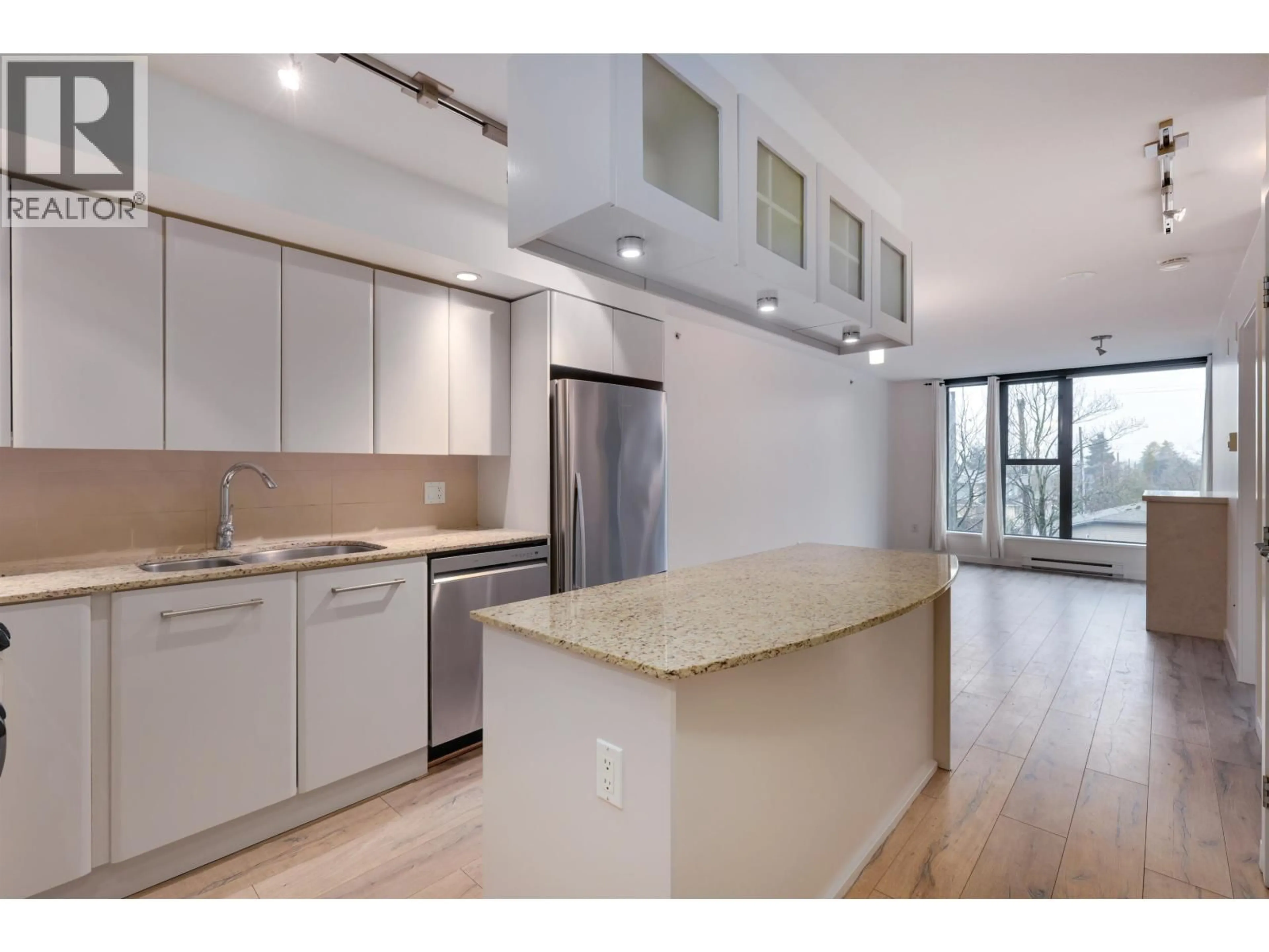 Open concept kitchen, unknown for 306 - 683 VICTORIA PARK, North Vancouver British Columbia V7M0A2