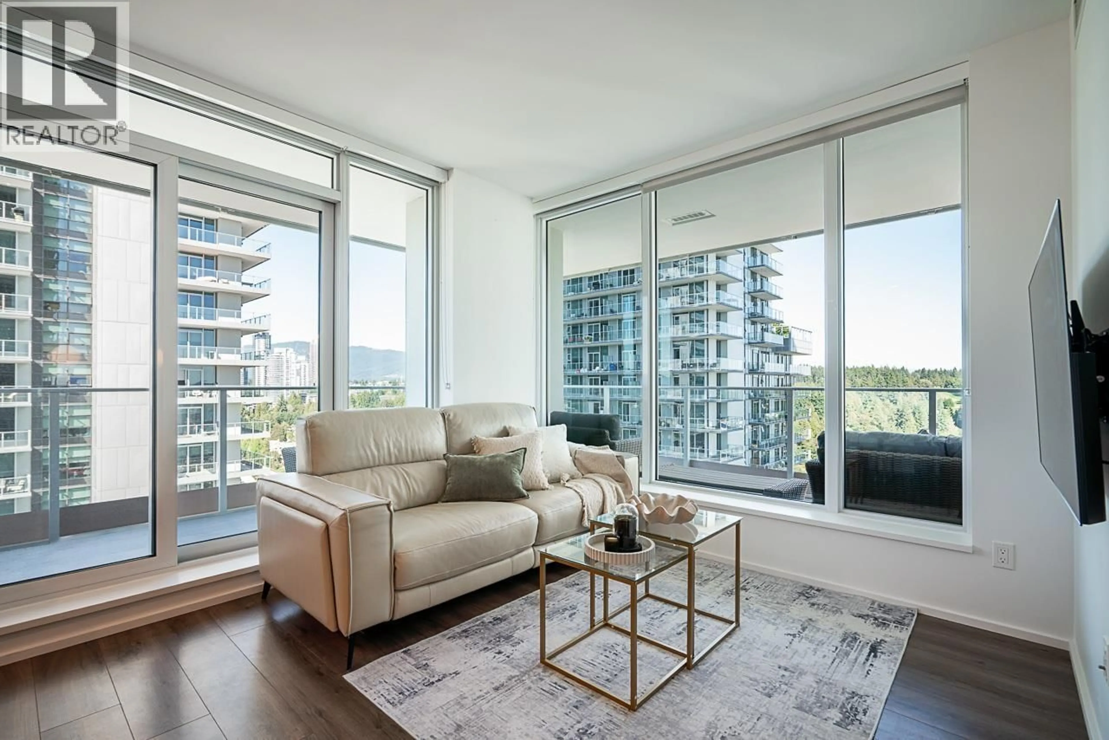 Living room with furniture, unknown for 2401 - 3833 EVERGREEN PLACE, Burnaby British Columbia V3J0M2