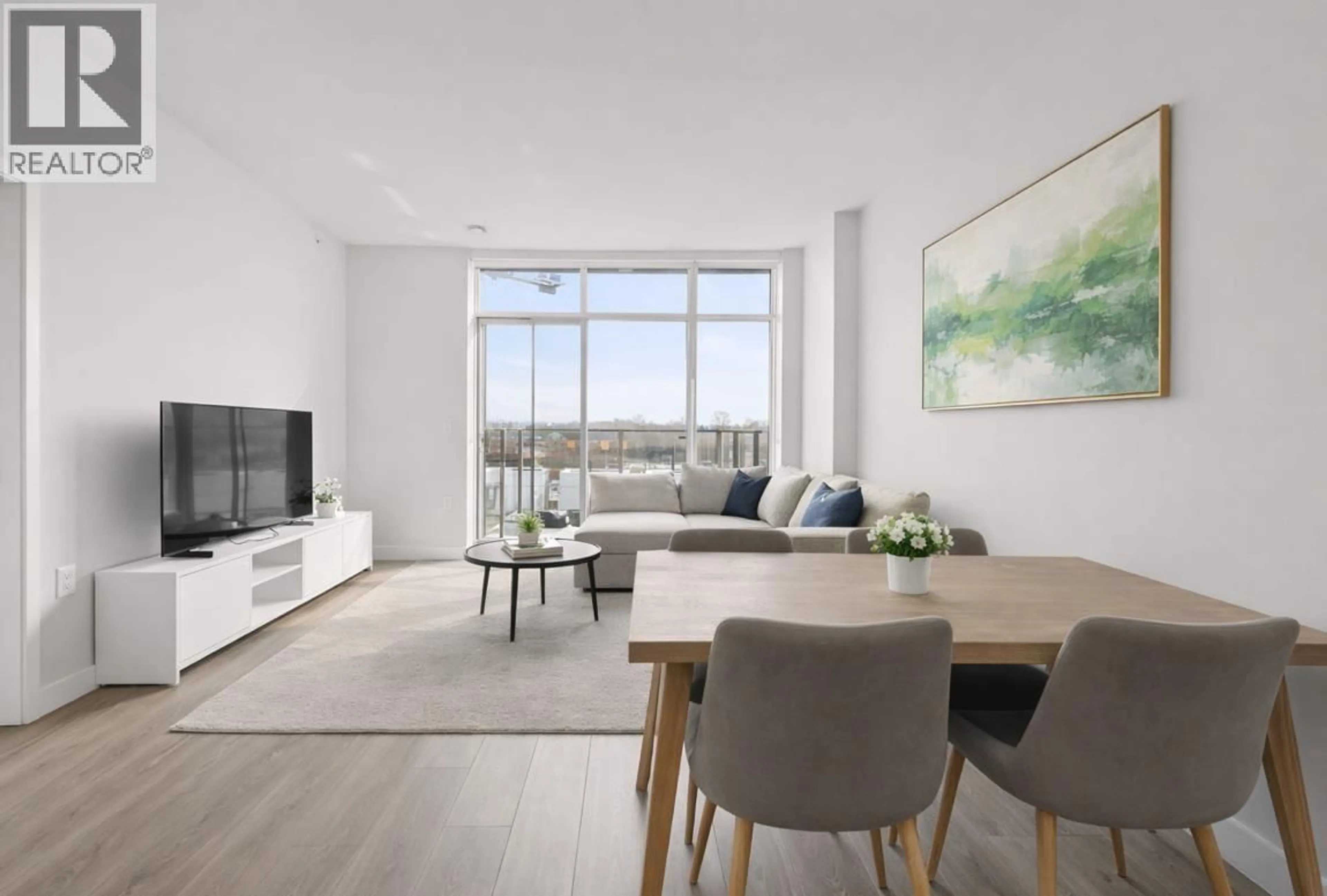 Living room with furniture, unknown for 506 - 3430 KENT AVENUE SOUTH, Vancouver British Columbia V5S0G7