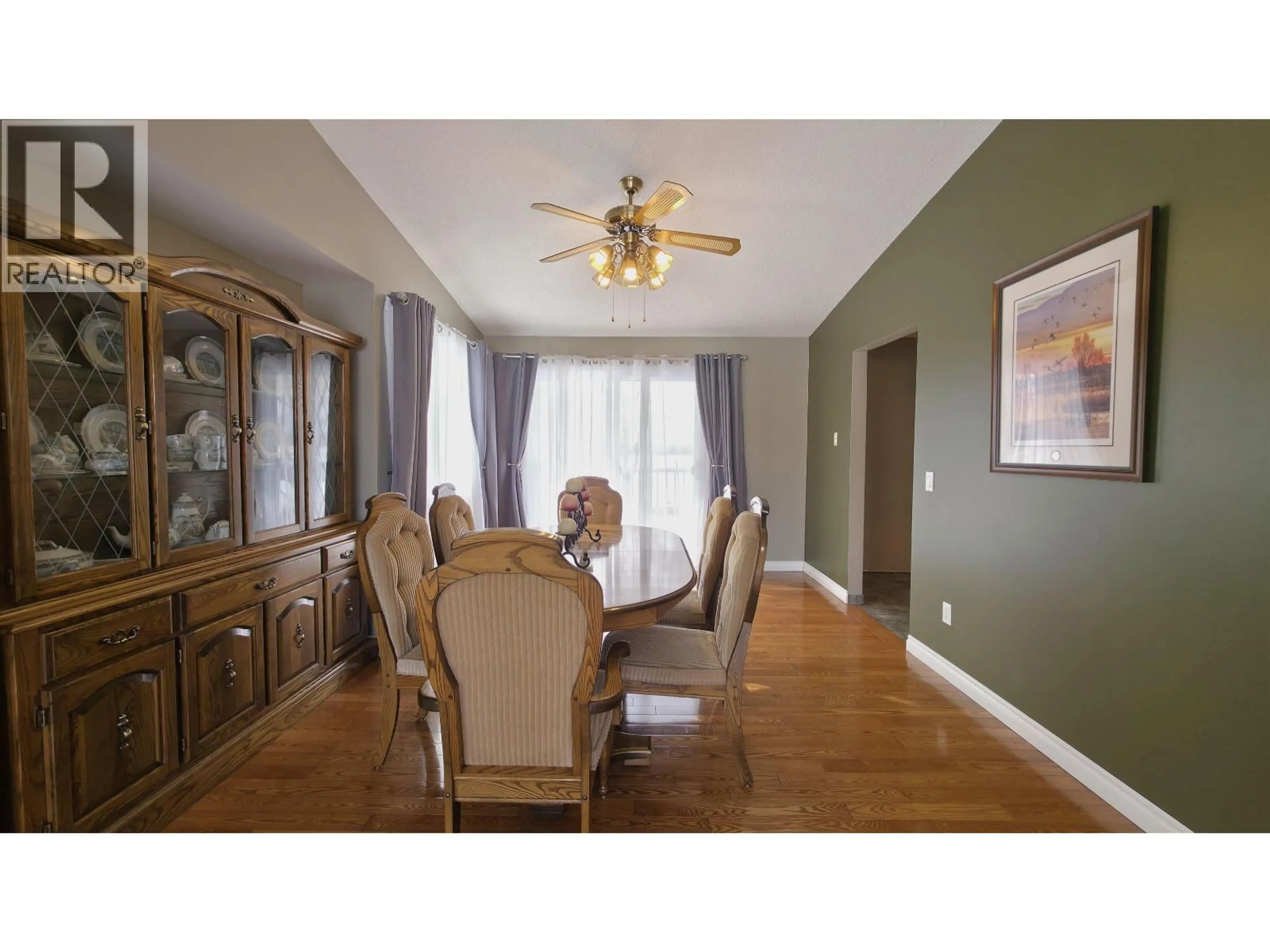 Dining room, wood/laminate floor for 16795 HART HIGHWAY, Prince George British Columbia V2K5X5
