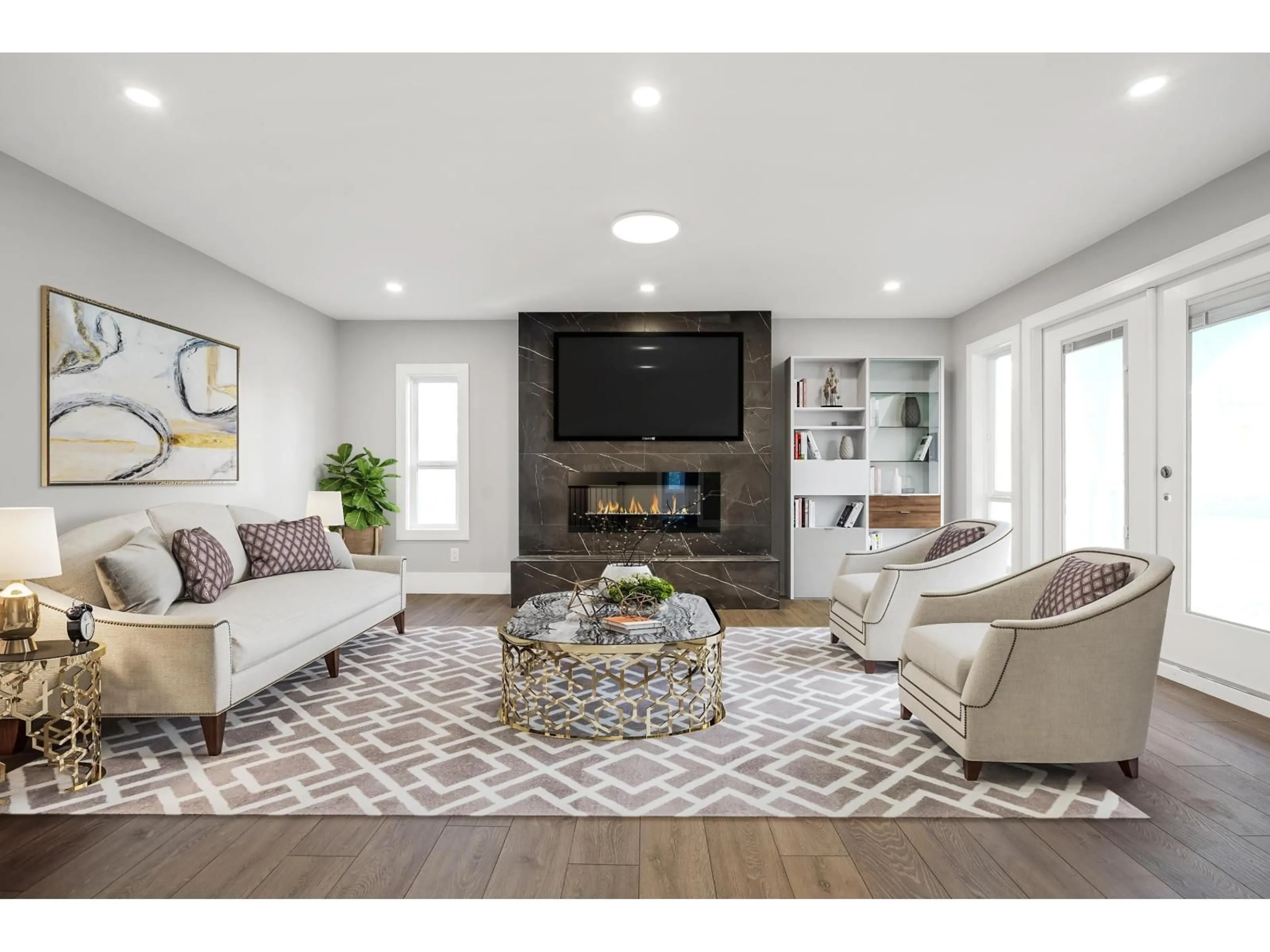 Living room with furniture, unknown for 8589 112 STREET, Delta British Columbia V4C4X1