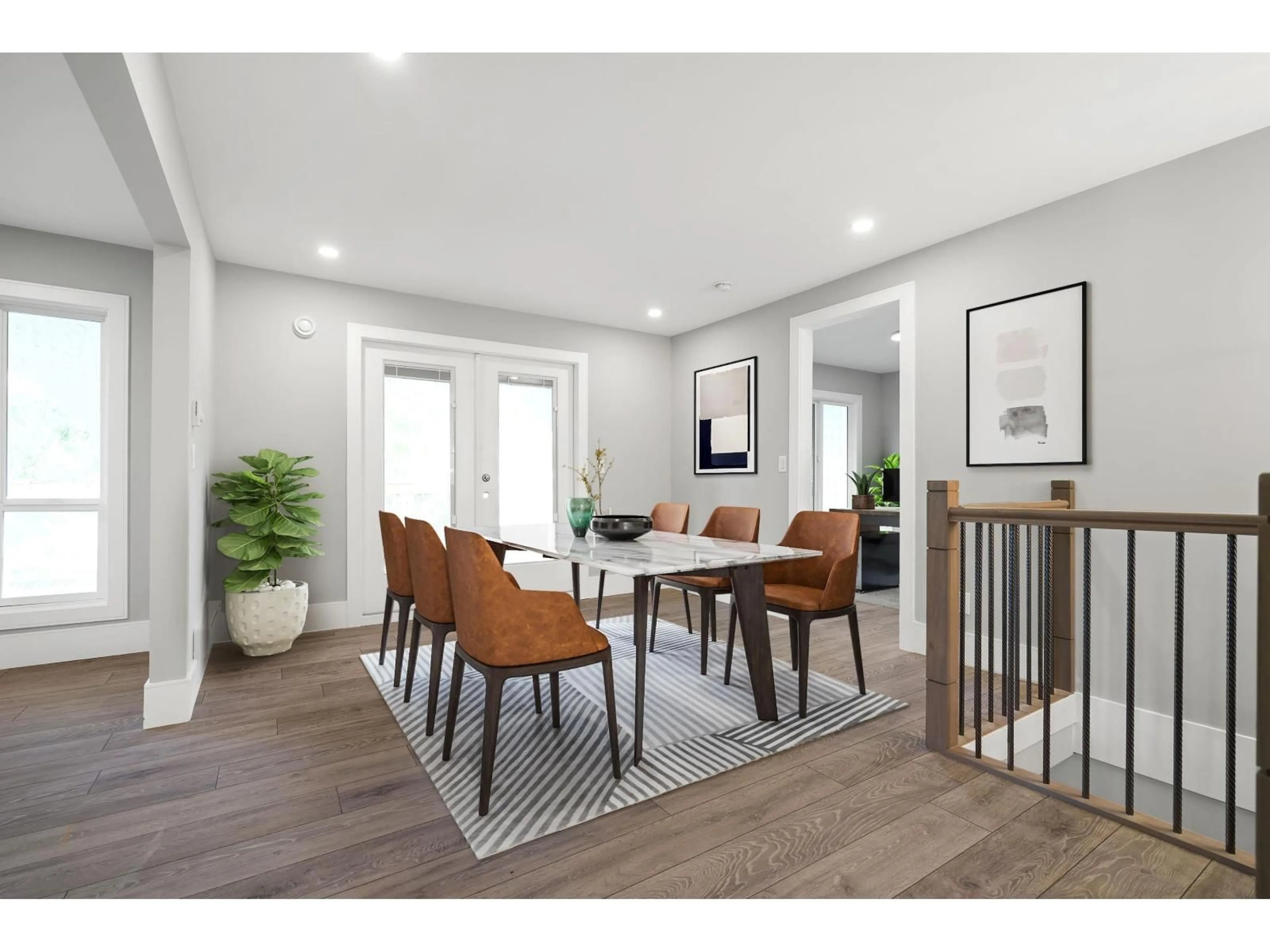 Dining room, wood/laminate floor for 8589 112 STREET, Delta British Columbia V4C4X1