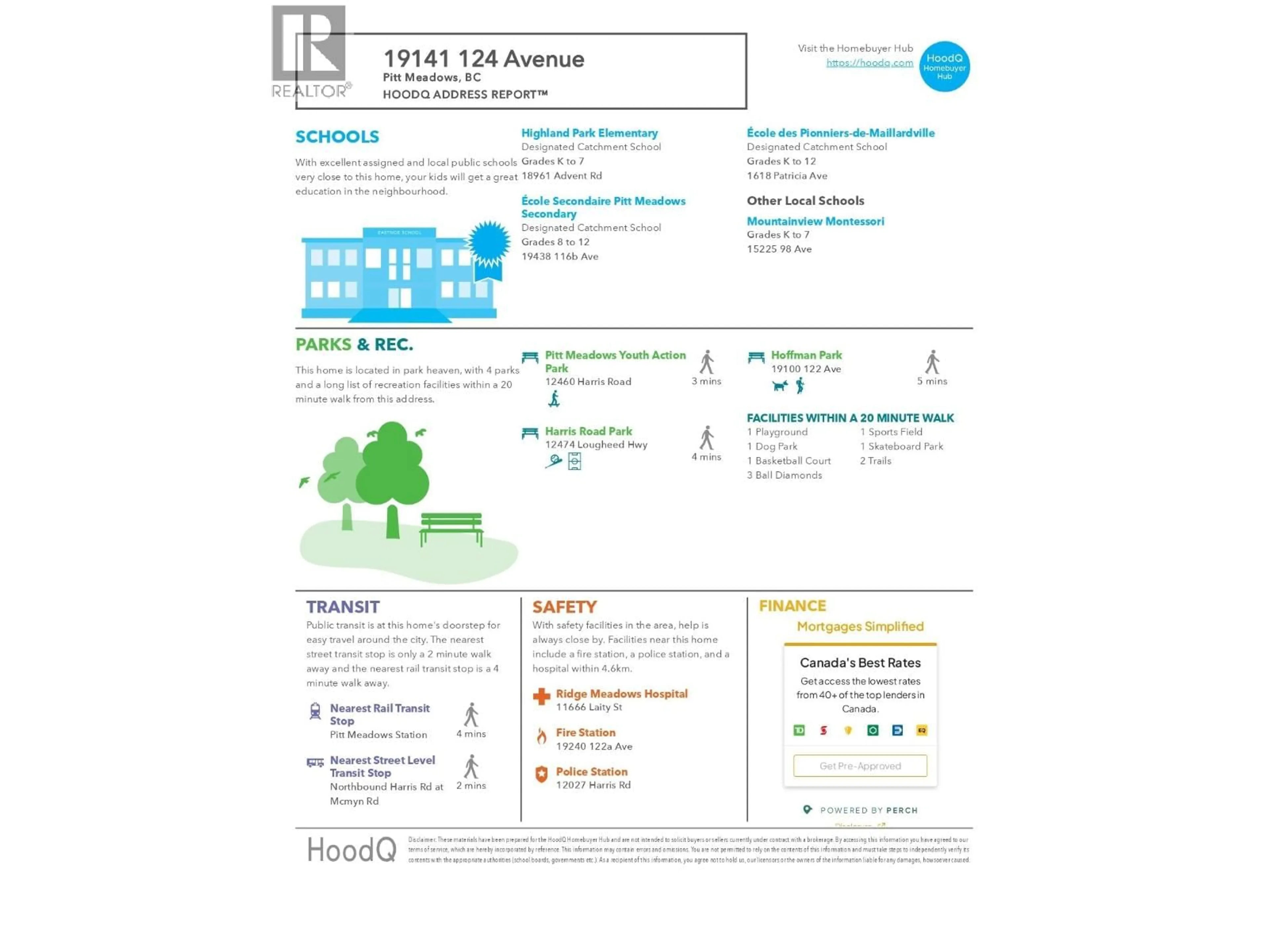 Floor plan for 33 - 19141 124 AVENUE, Pitt Meadows British Columbia V3Y2V6