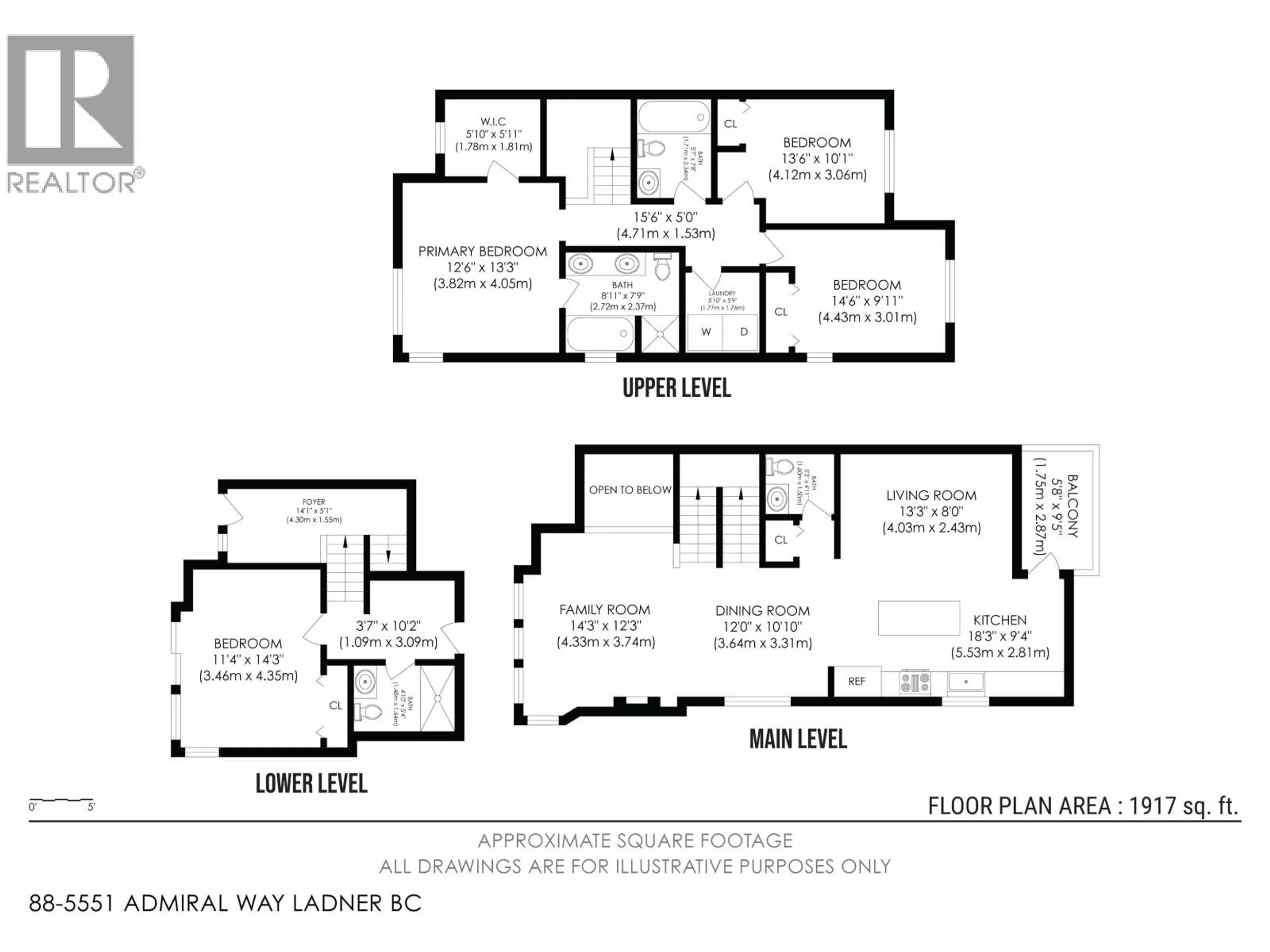 Floor plan for 88 - 5551 ADMIRAL WAY, Ladner British Columbia V4K0C3