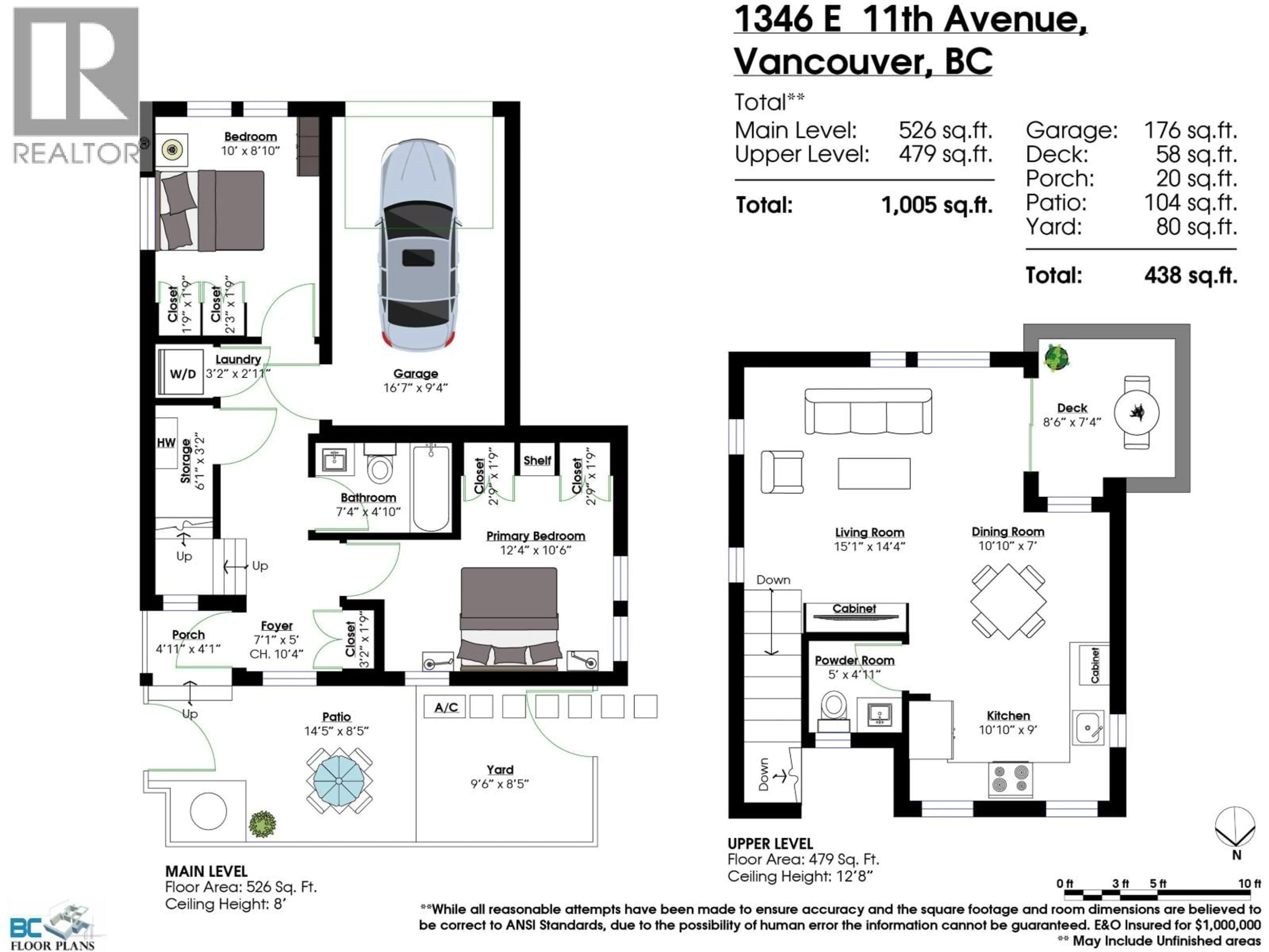 Floor plan for 1346 11TH AVENUE, Vancouver British Columbia V5N1Y5