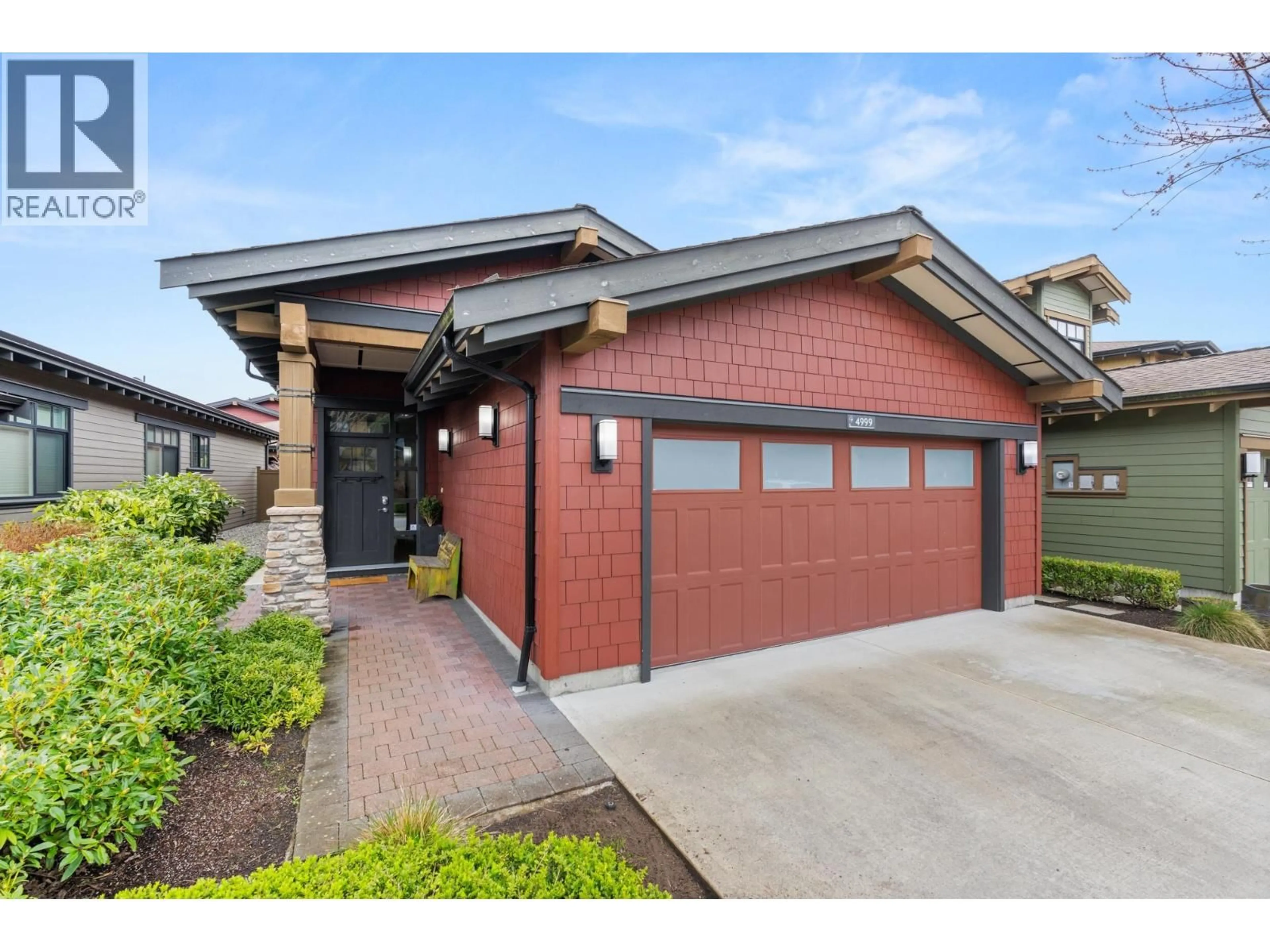 Home with brick exterior material, street for 4999 CEDAR SPRINGS DRIVE, Delta British Columbia V4M0A7
