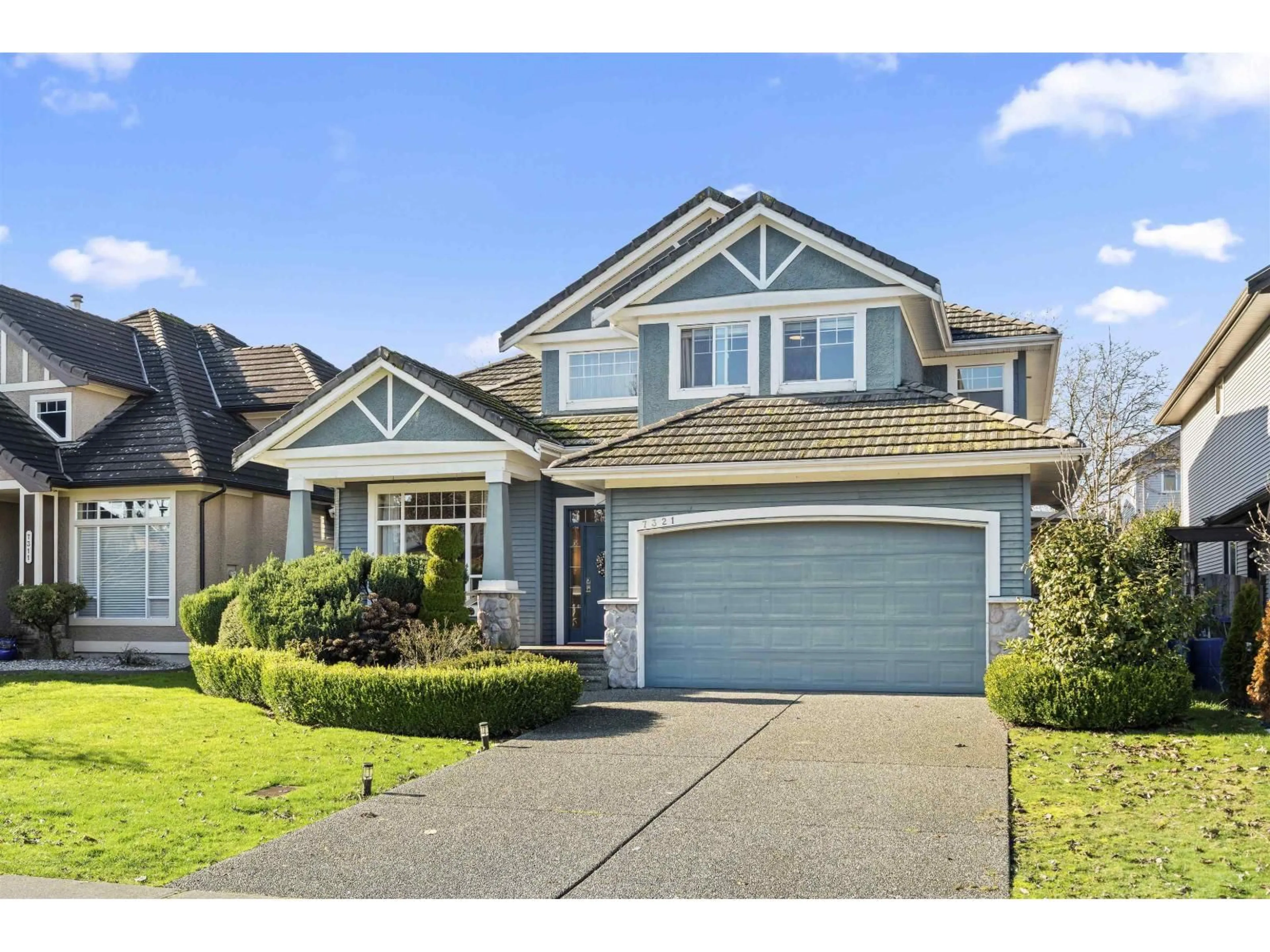 Home with vinyl exterior material, street for 7321 146 STREET, Surrey British Columbia V3S8Z7