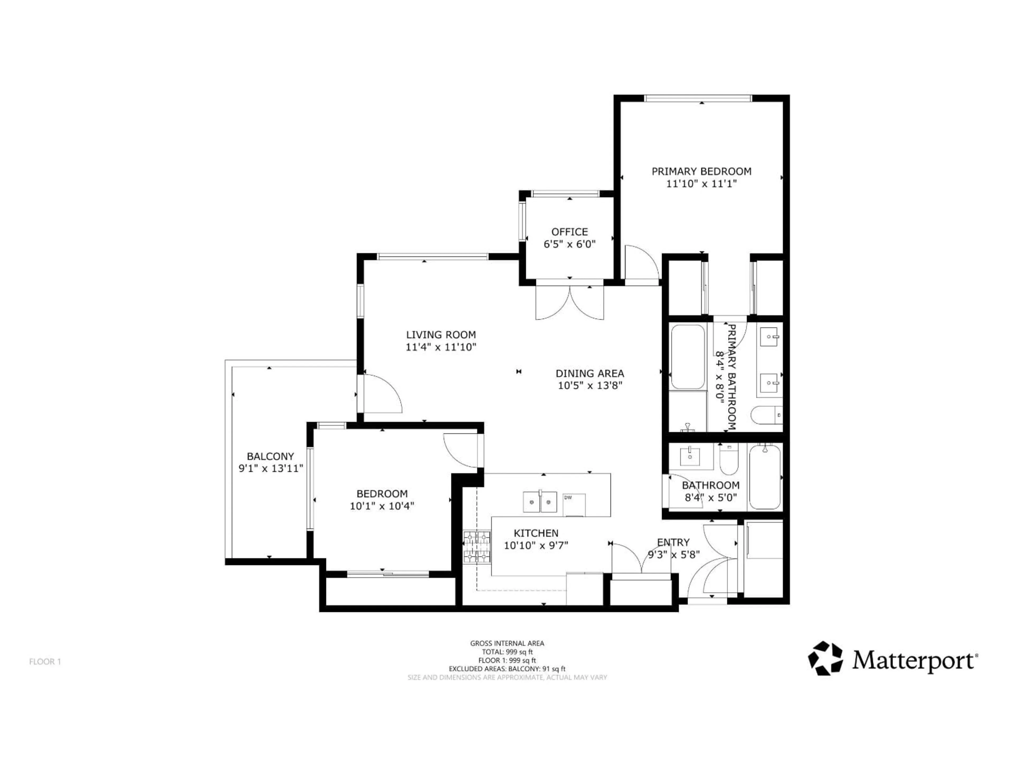 Floor plan for 205 - 2960 151 STREET, Surrey British Columbia V4P0G3
