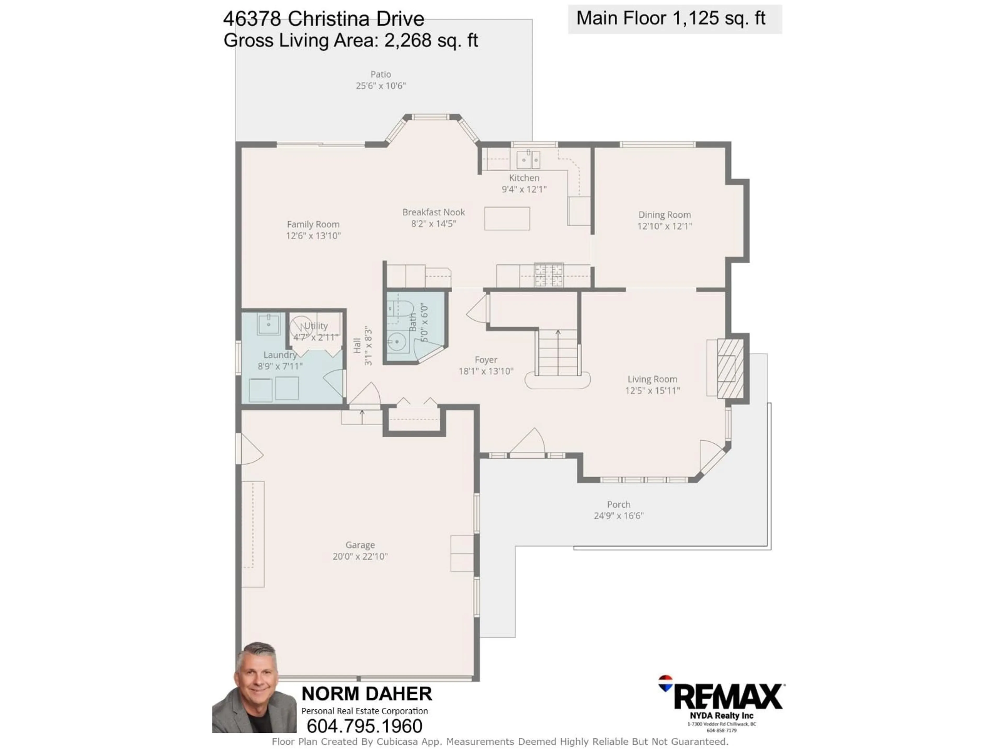 Floor plan for 46378 CHRISTINA DRIVE, Chilliwack British Columbia V2R2B5