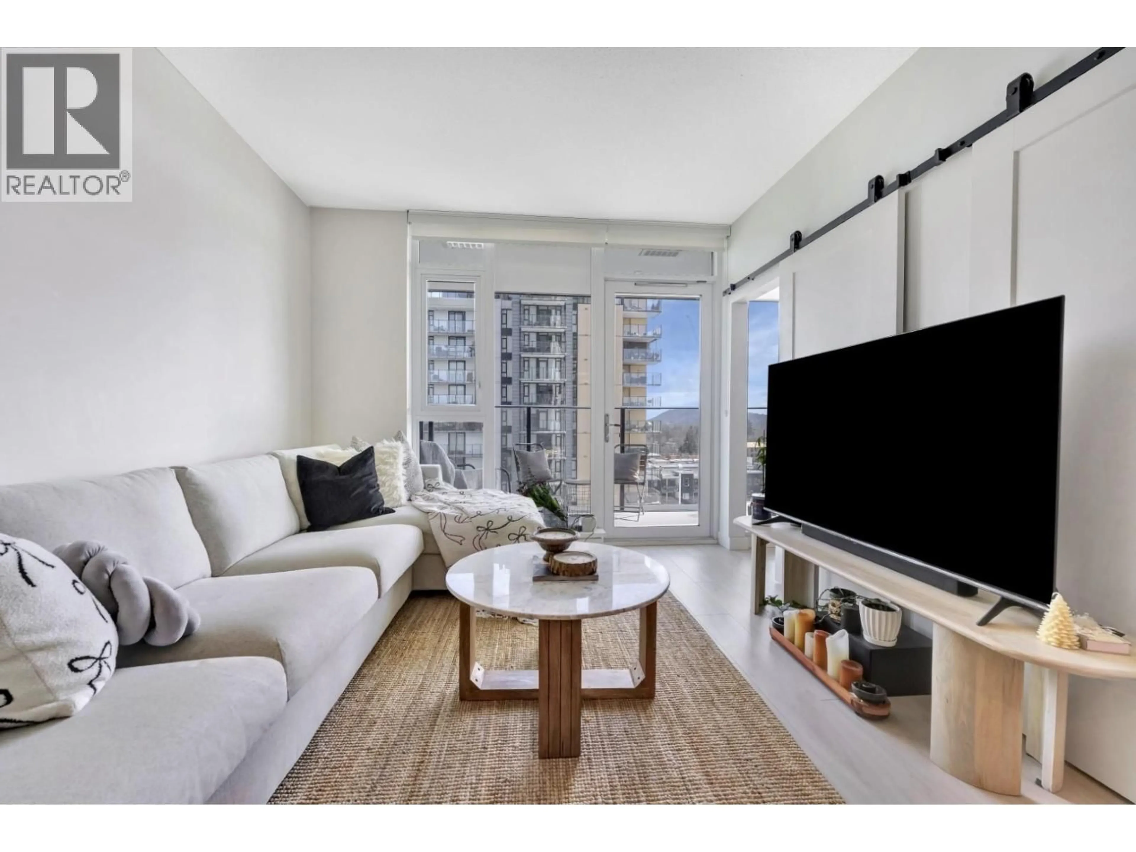 Living room with furniture, unknown for 1102 - 1401 HUNTER STREET, Vancouver British Columbia V7J0E2