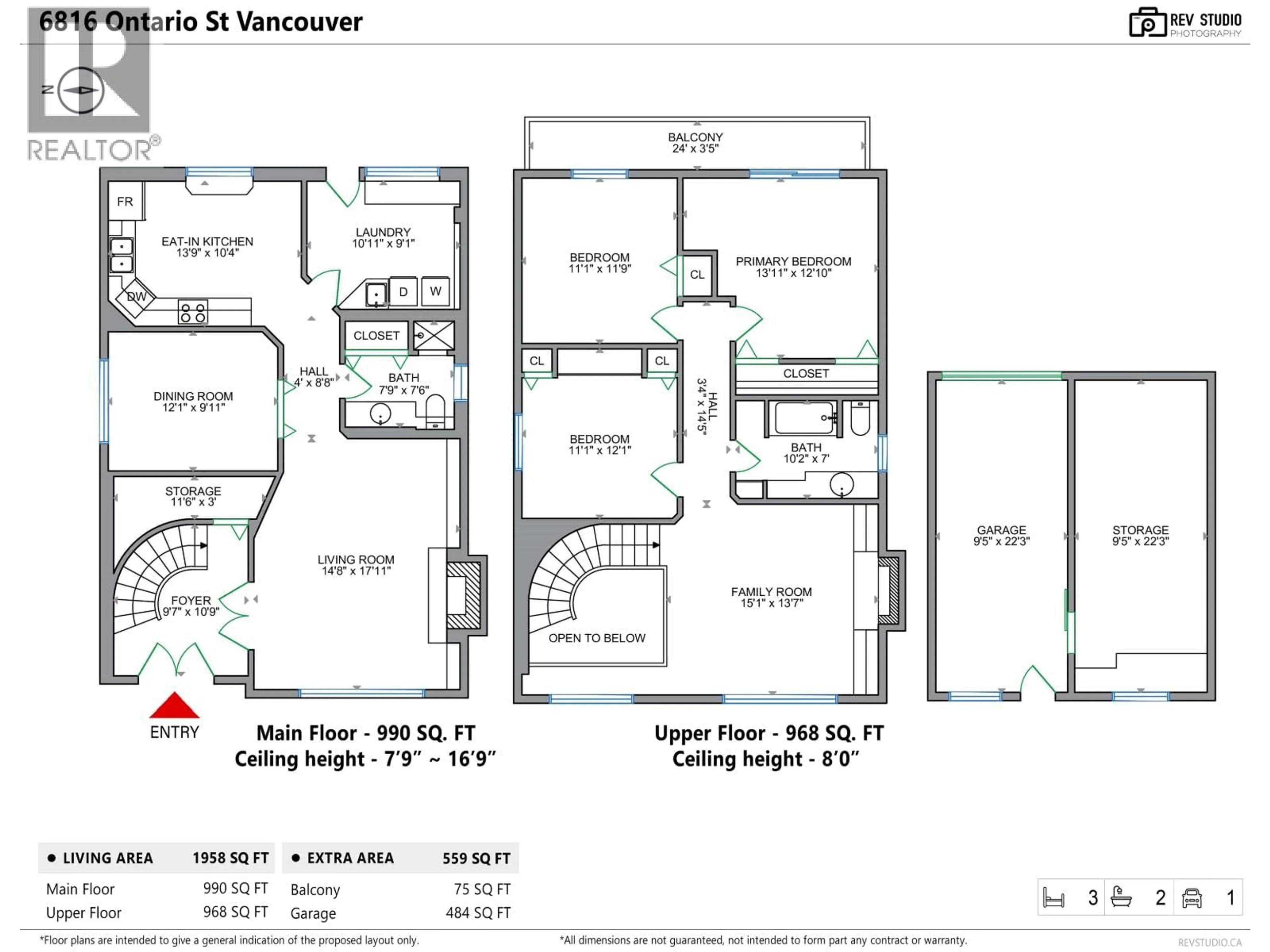 Floor plan for 6816 ONTARIO STREET, Vancouver British Columbia V5X3B3
