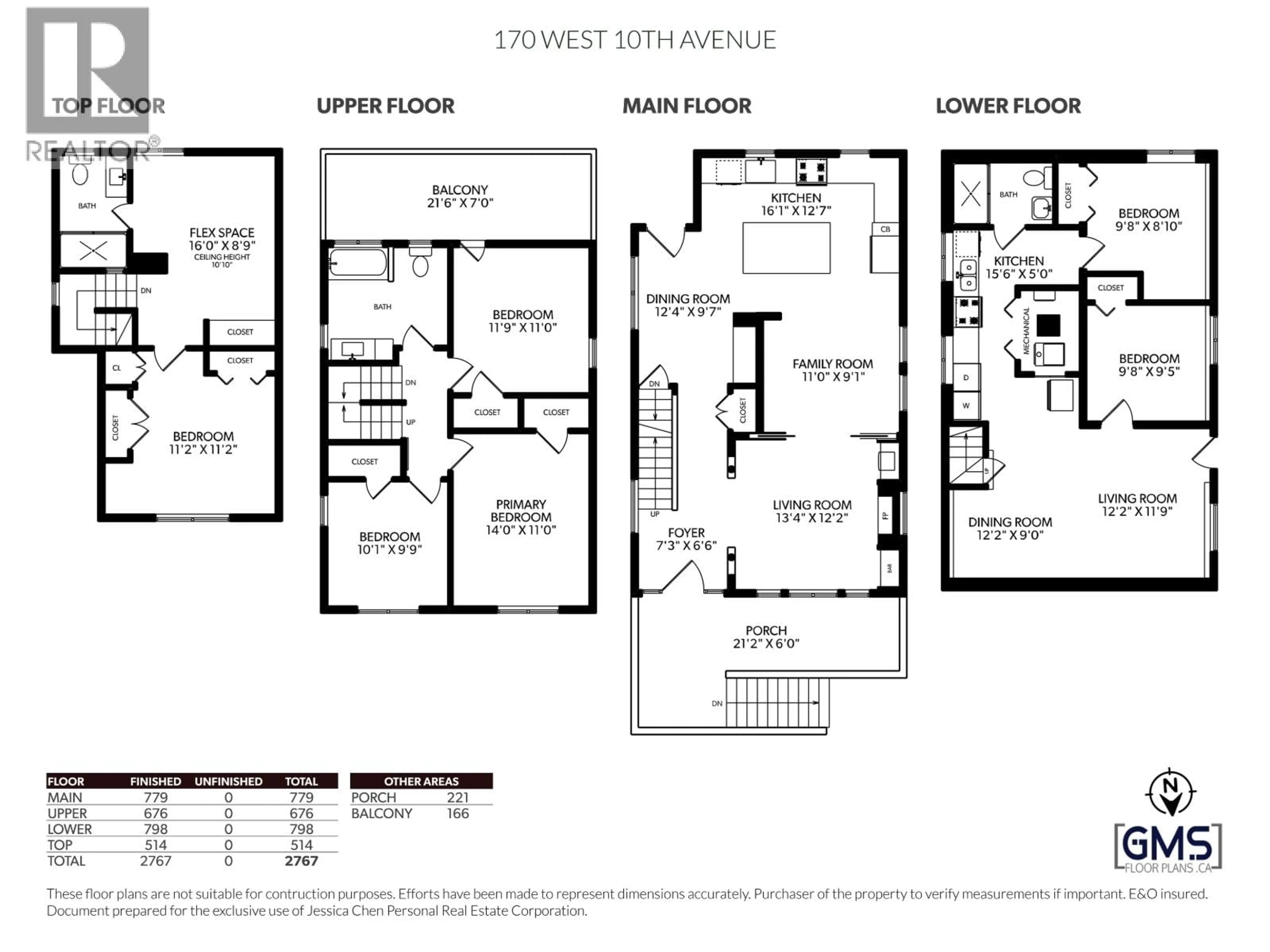 Floor plan for 170 10TH AVENUE, Vancouver British Columbia V5Y1R8
