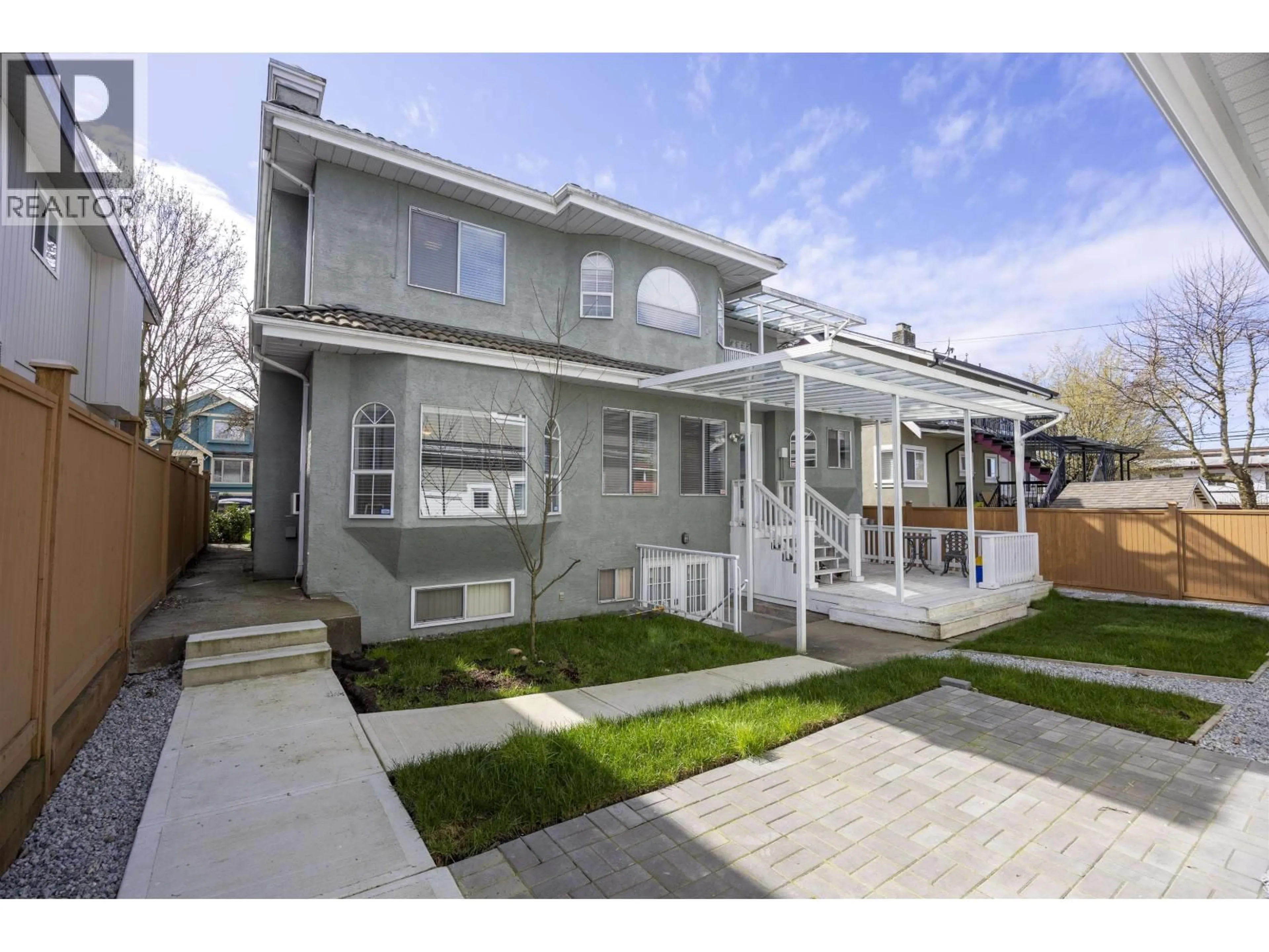 Home with vinyl exterior material, street for 3259 46TH AVENUE, Vancouver British Columbia V5S1B2