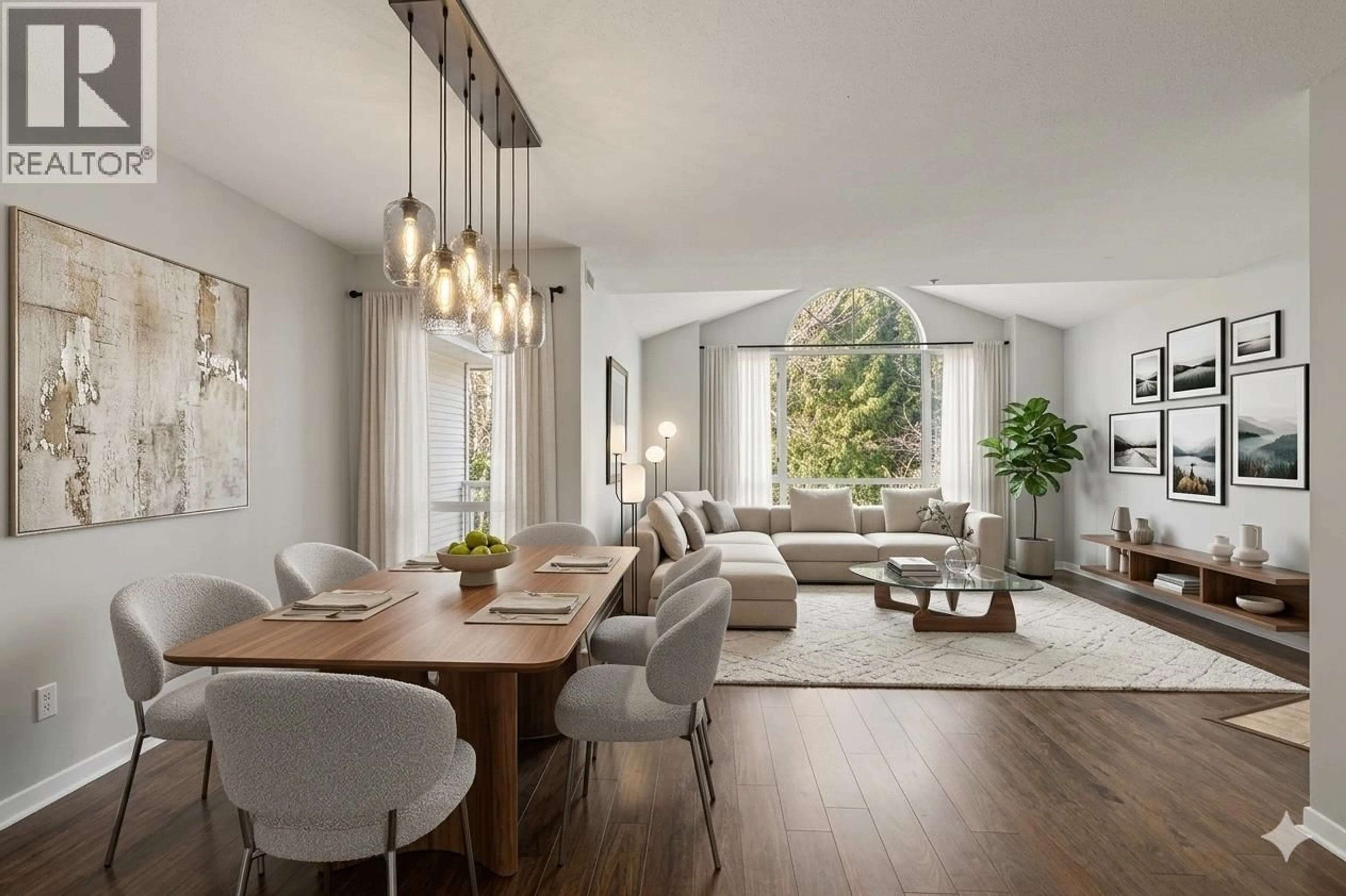 Dining room, wood/laminate floor for 309 - 19142 122 AVENUE, Pitt Meadows British Columbia V3Y2P9