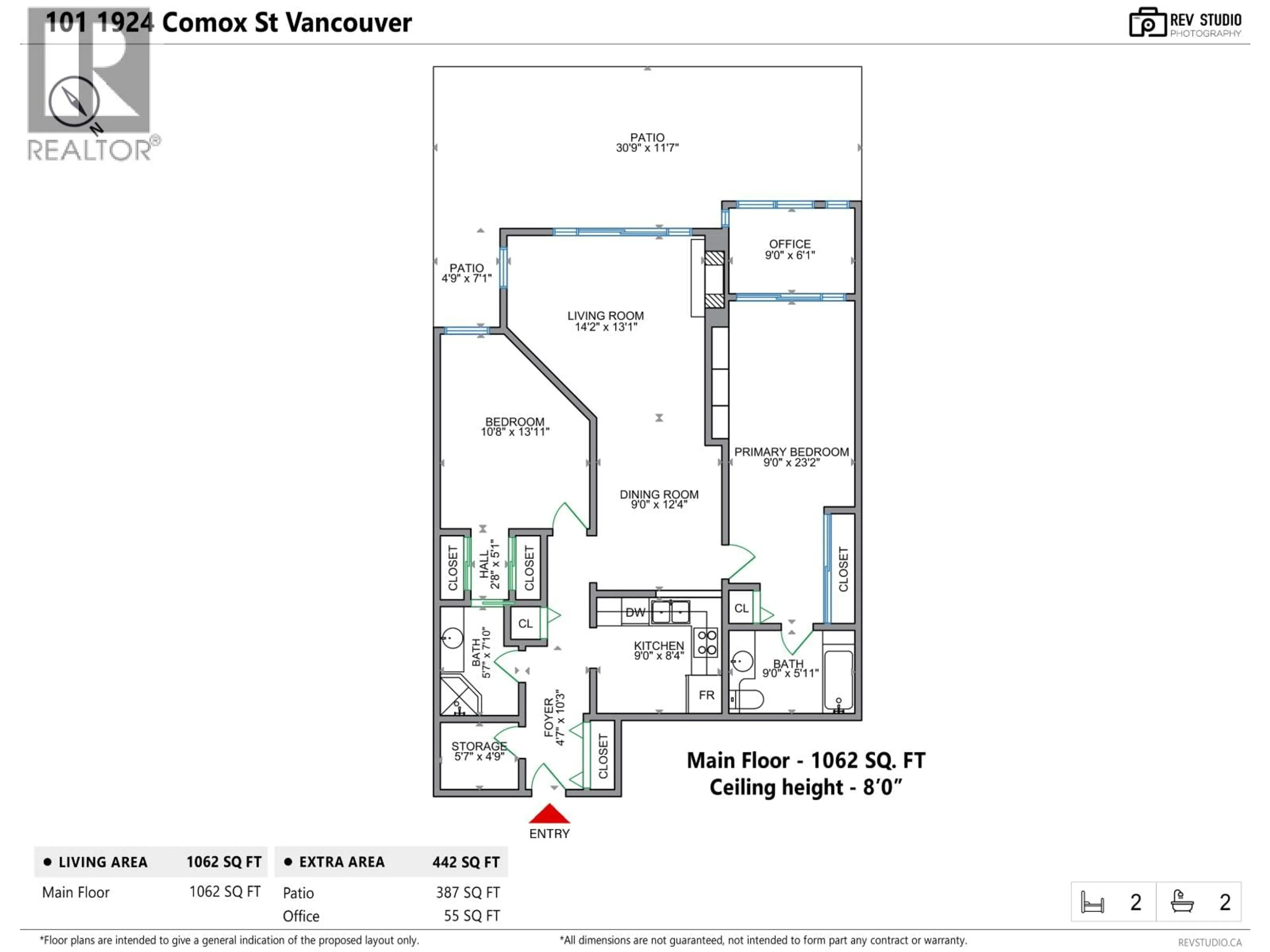 Floor plan for 101 - 1924 COMOX STREET, Vancouver British Columbia V6G1R4