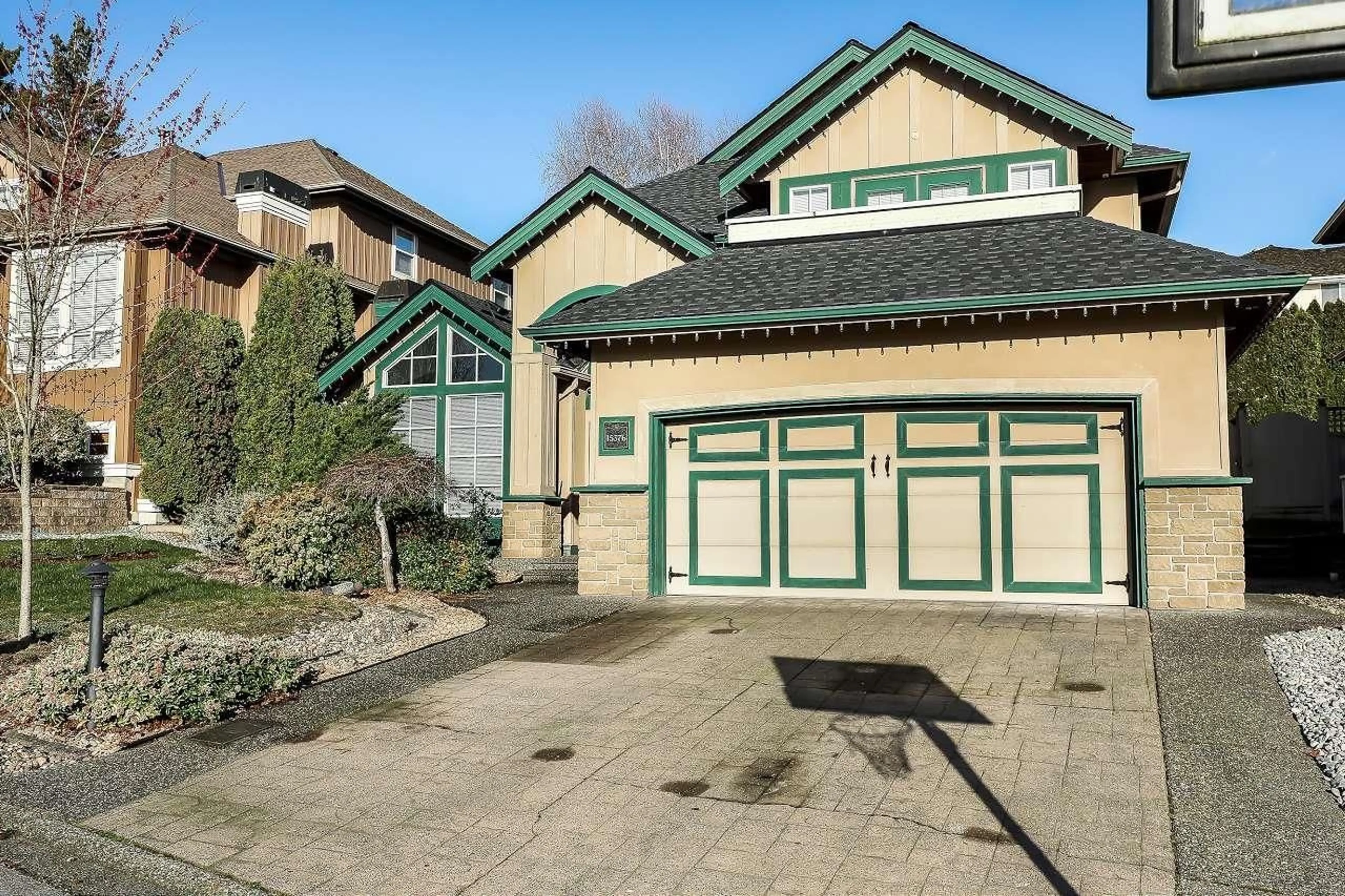 Home with vinyl exterior material, street for 15376 SEQUOIA DRIVE, Surrey British Columbia V3S8N4