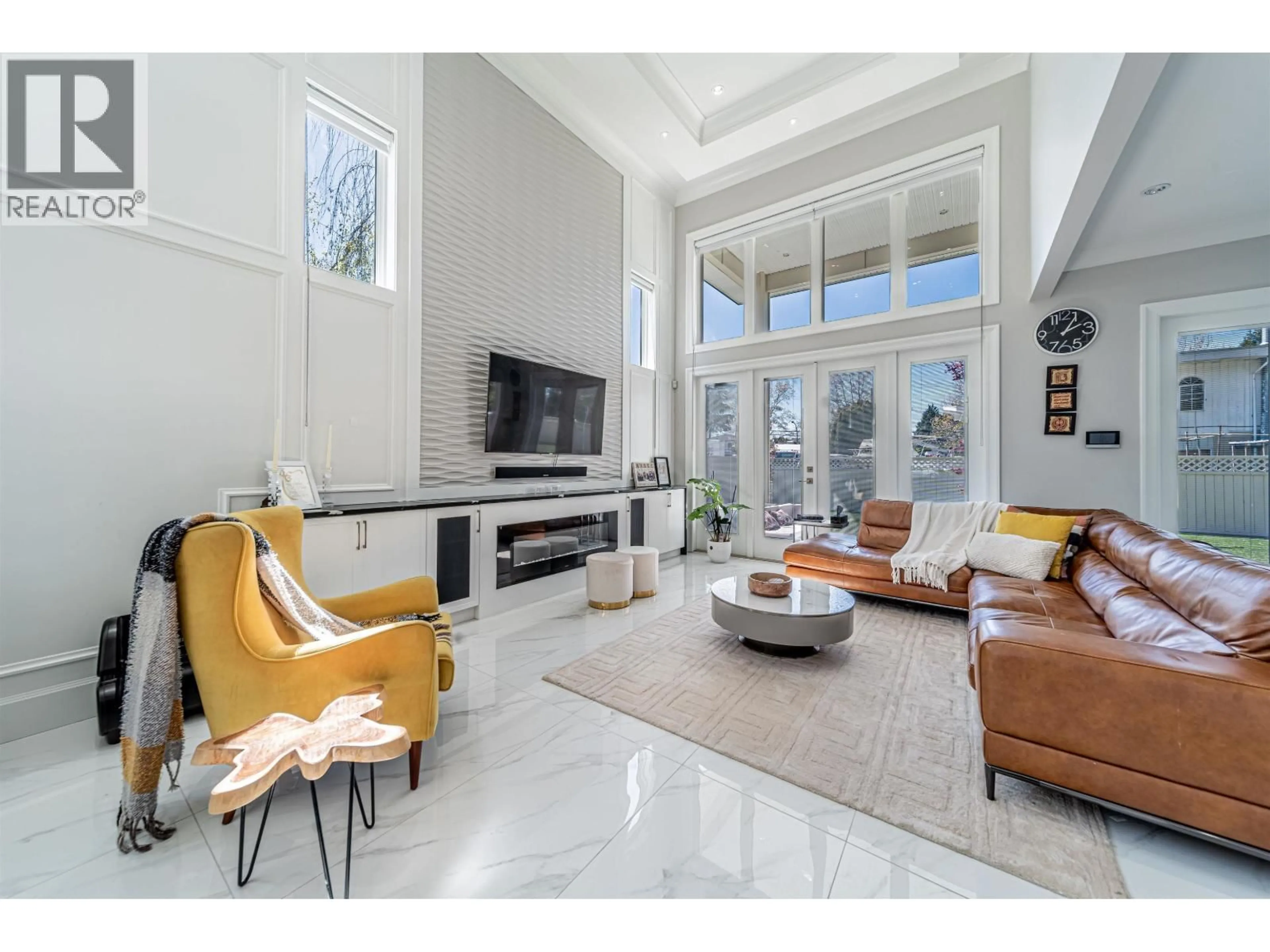 Living room with furniture, ceramic/tile floor for 9291 GLENALLAN DRIVE, Richmond British Columbia V7A2S6