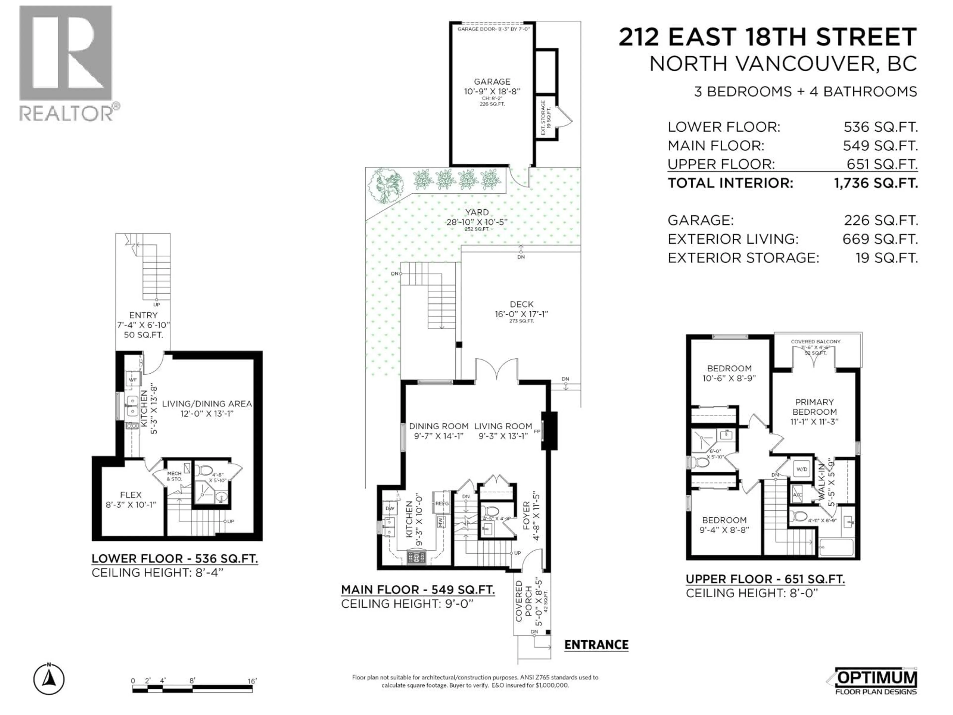 Floor plan for 212 18TH STREET, North Vancouver British Columbia V7L2X6