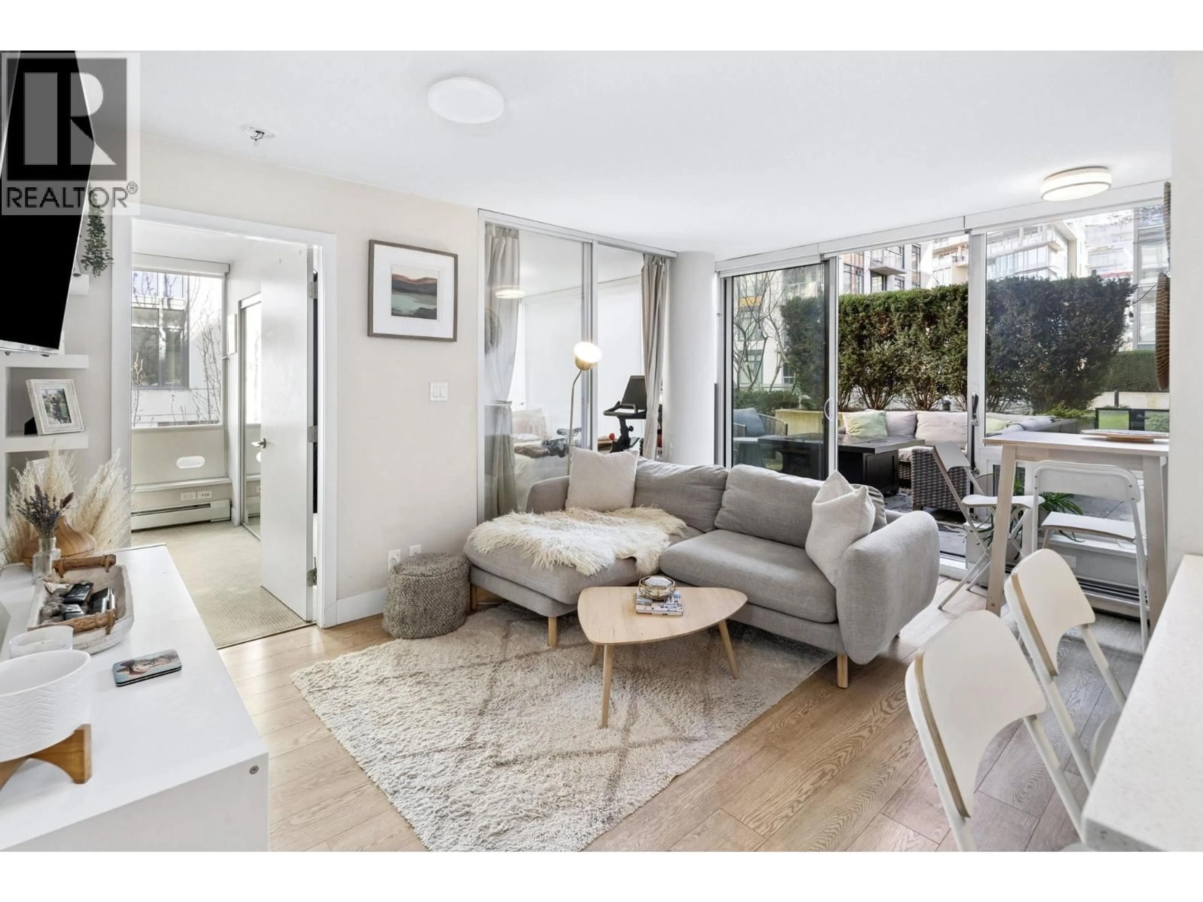 Living room with furniture, unknown for 220 - 1783 MANITOBA STREET, Vancouver British Columbia V5Y0K1