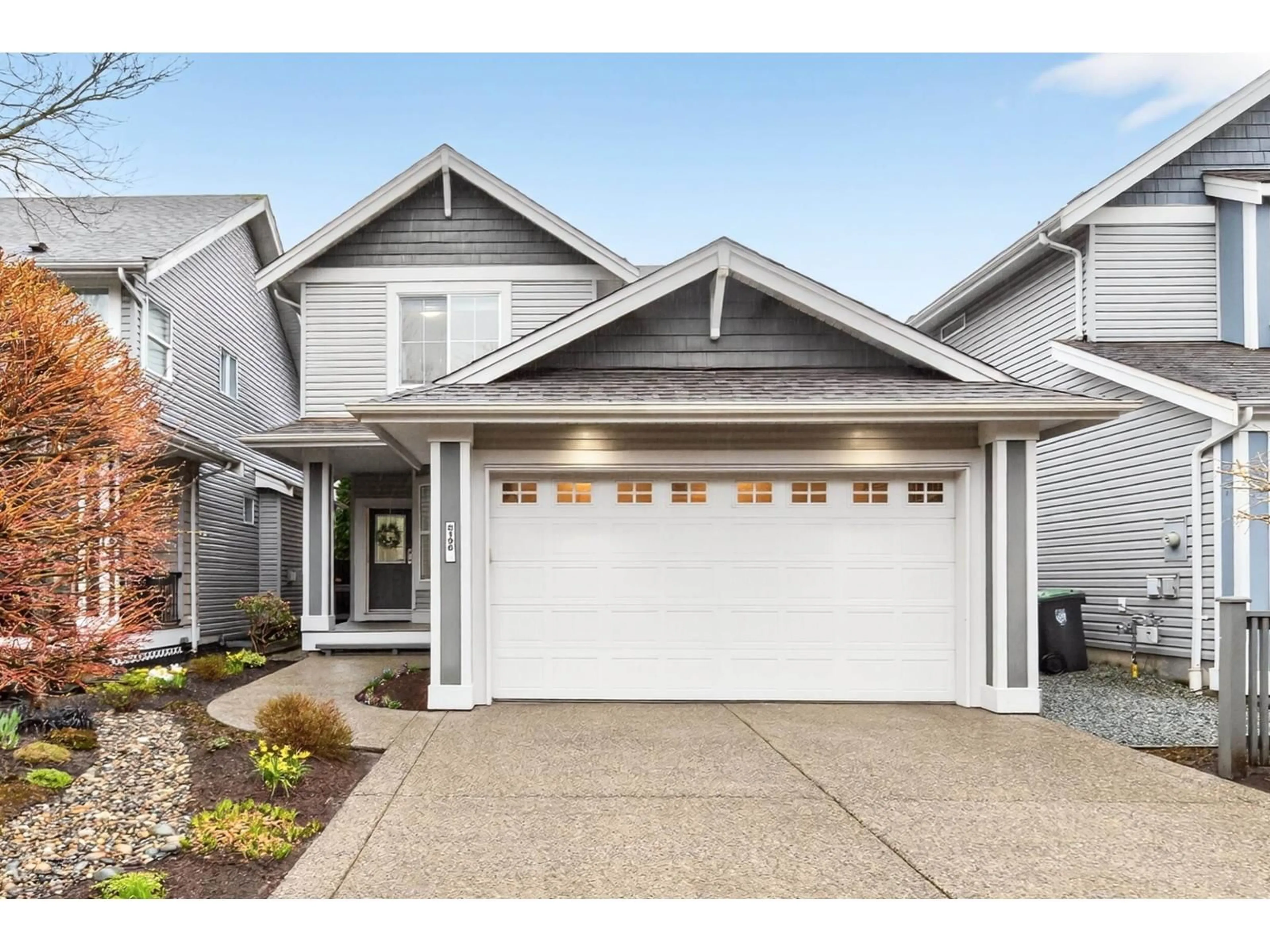 Home with vinyl exterior material, street for 8196 211A STREET, Langley British Columbia V2Y0B6