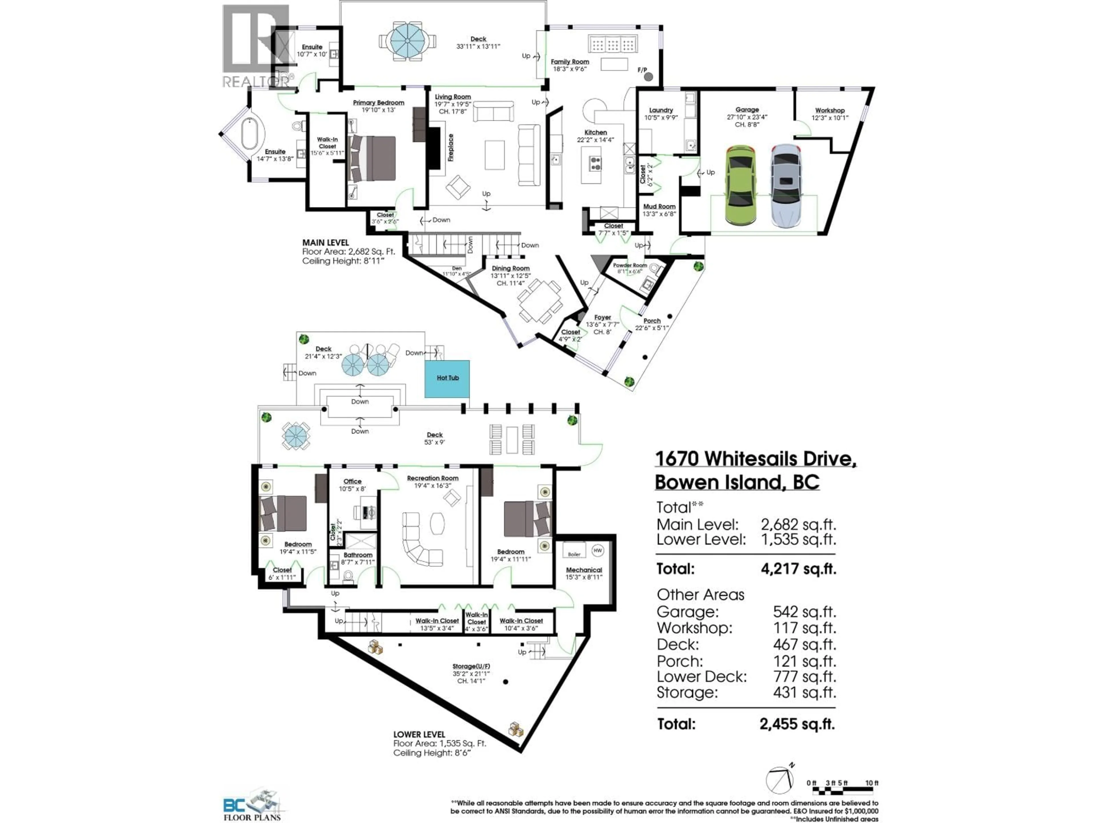 Floor plan for 1670 WHITESAILS DRIVE, Bowen Island British Columbia V0N1G2