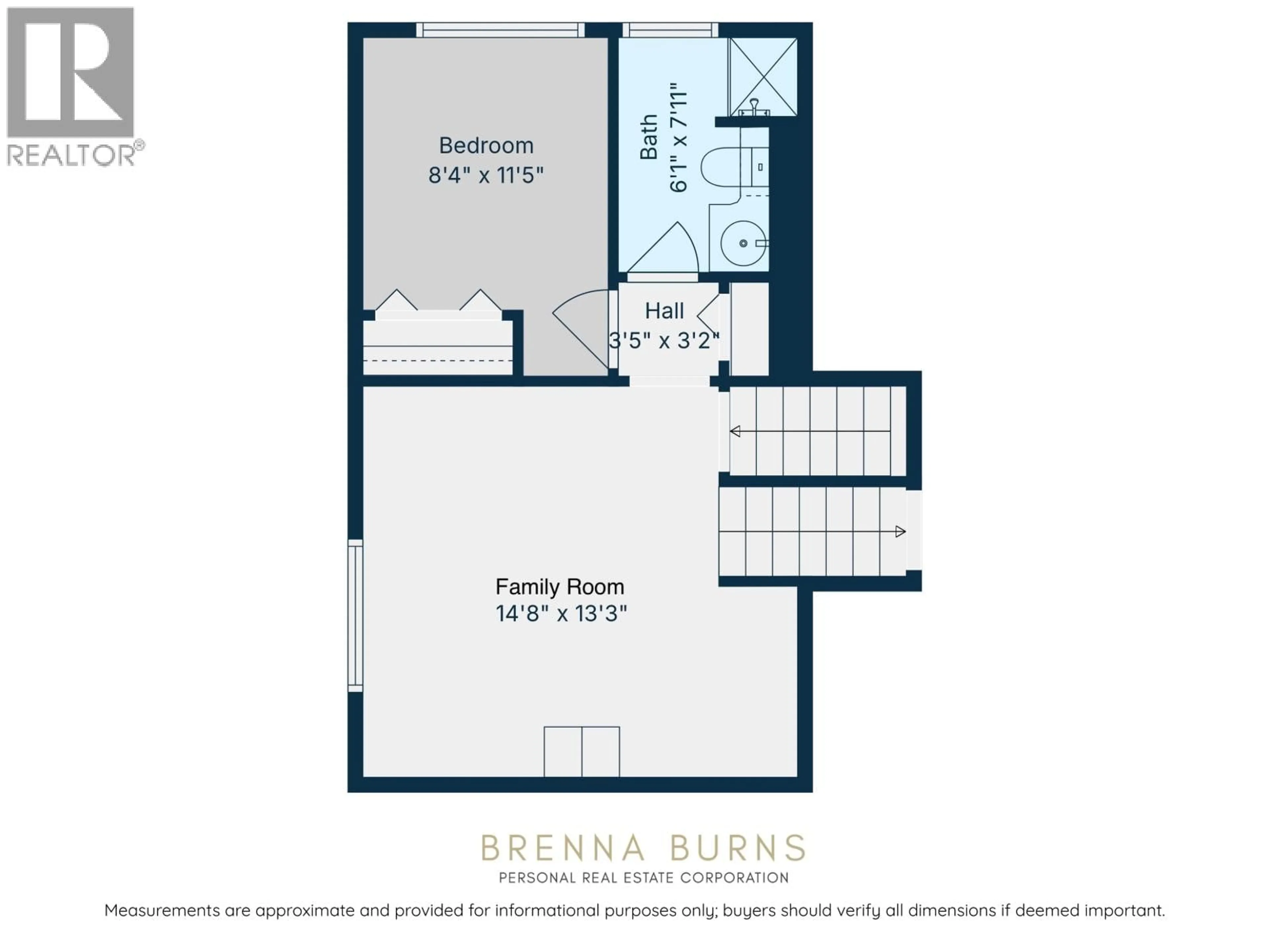Floor plan for 8612 88 STREET, Fort St. John British Columbia V1J6B3